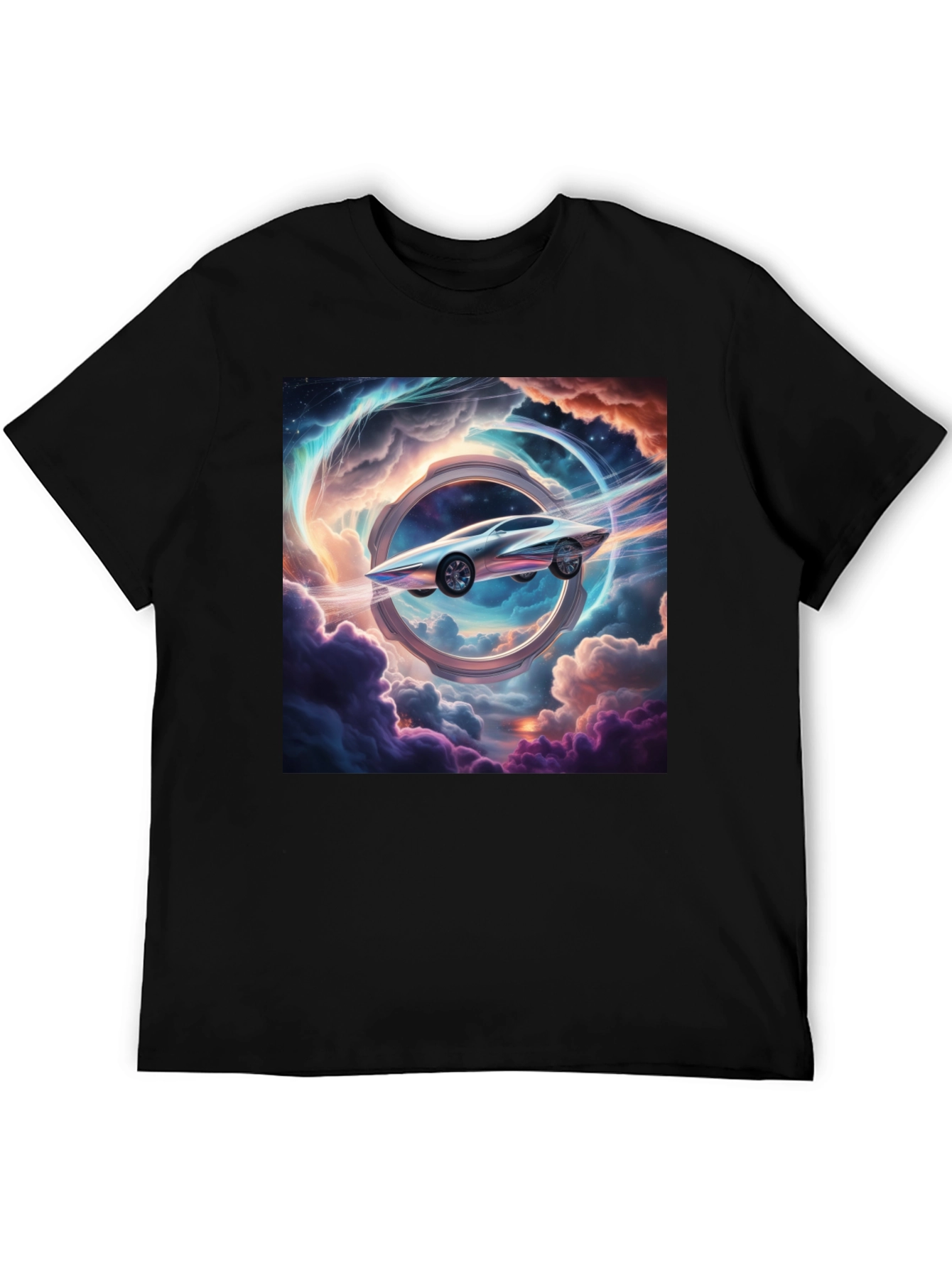 Futuristic Car Through Time T-Shirt