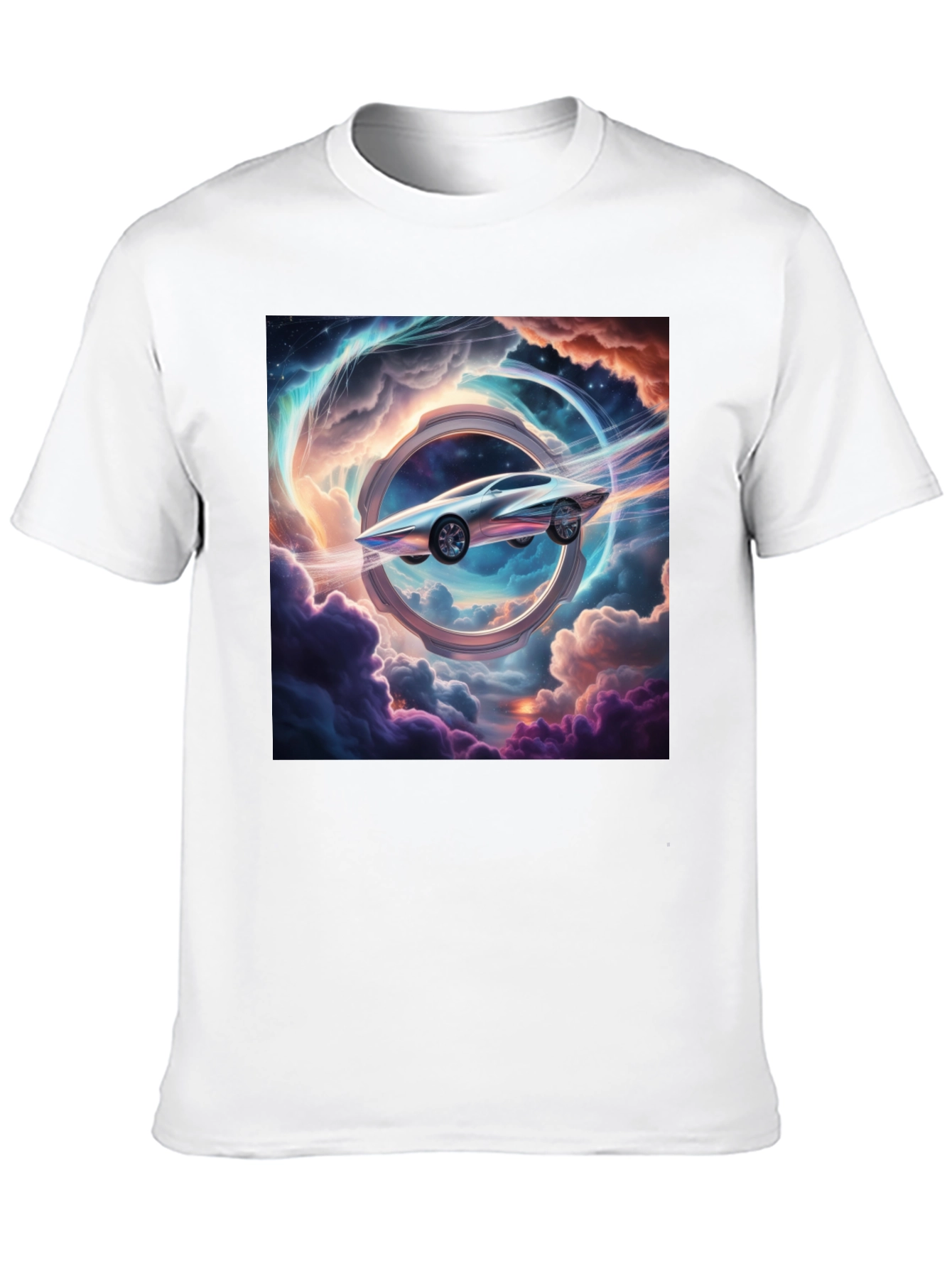 Futuristic Car Through Time T-Shirt