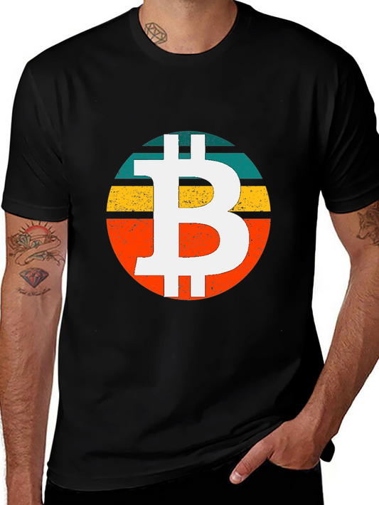 Bitcoin Logo Graphic Tee - Crypto Style