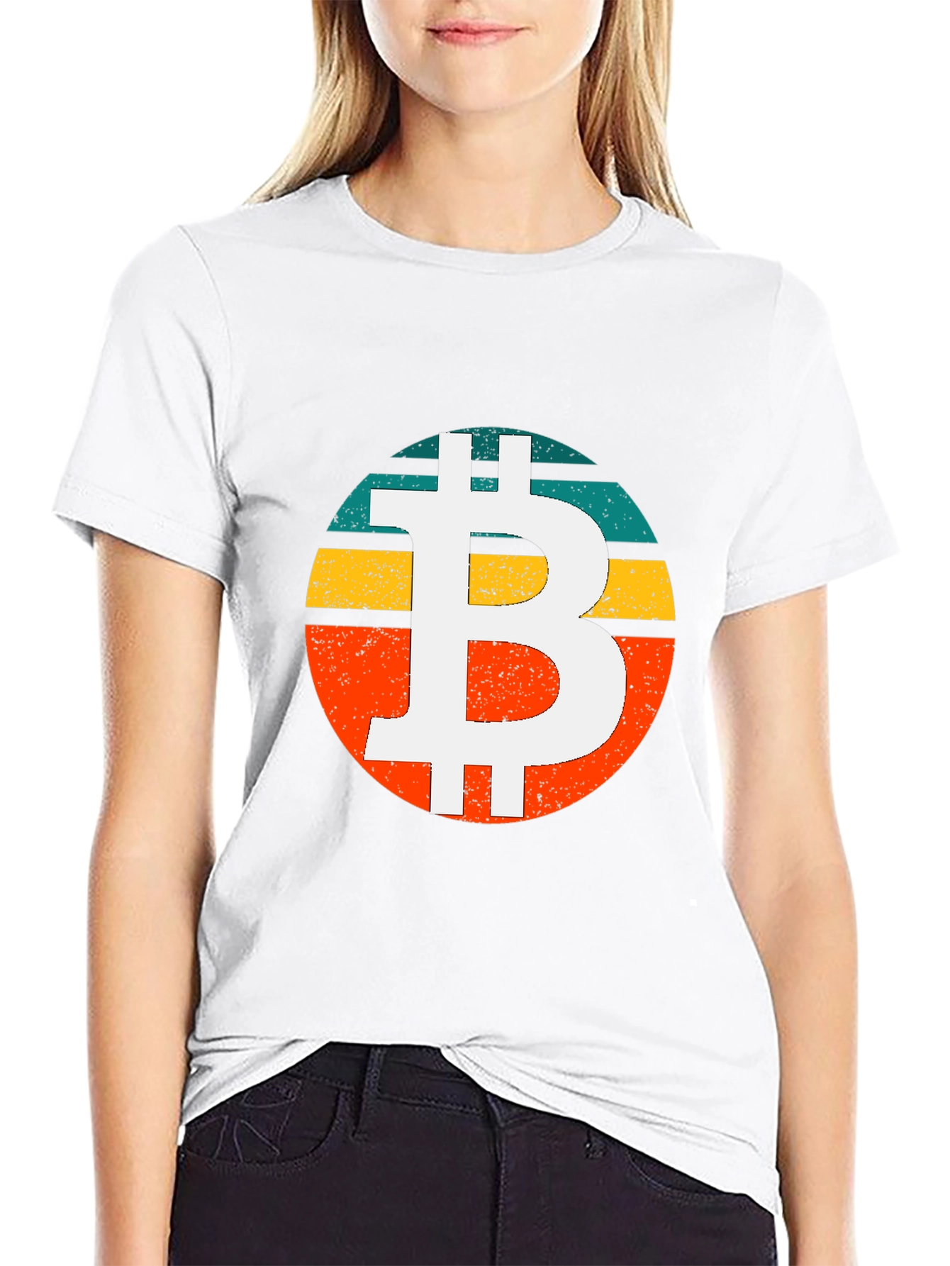 Bitcoin Logo Graphic Tee - Crypto Style