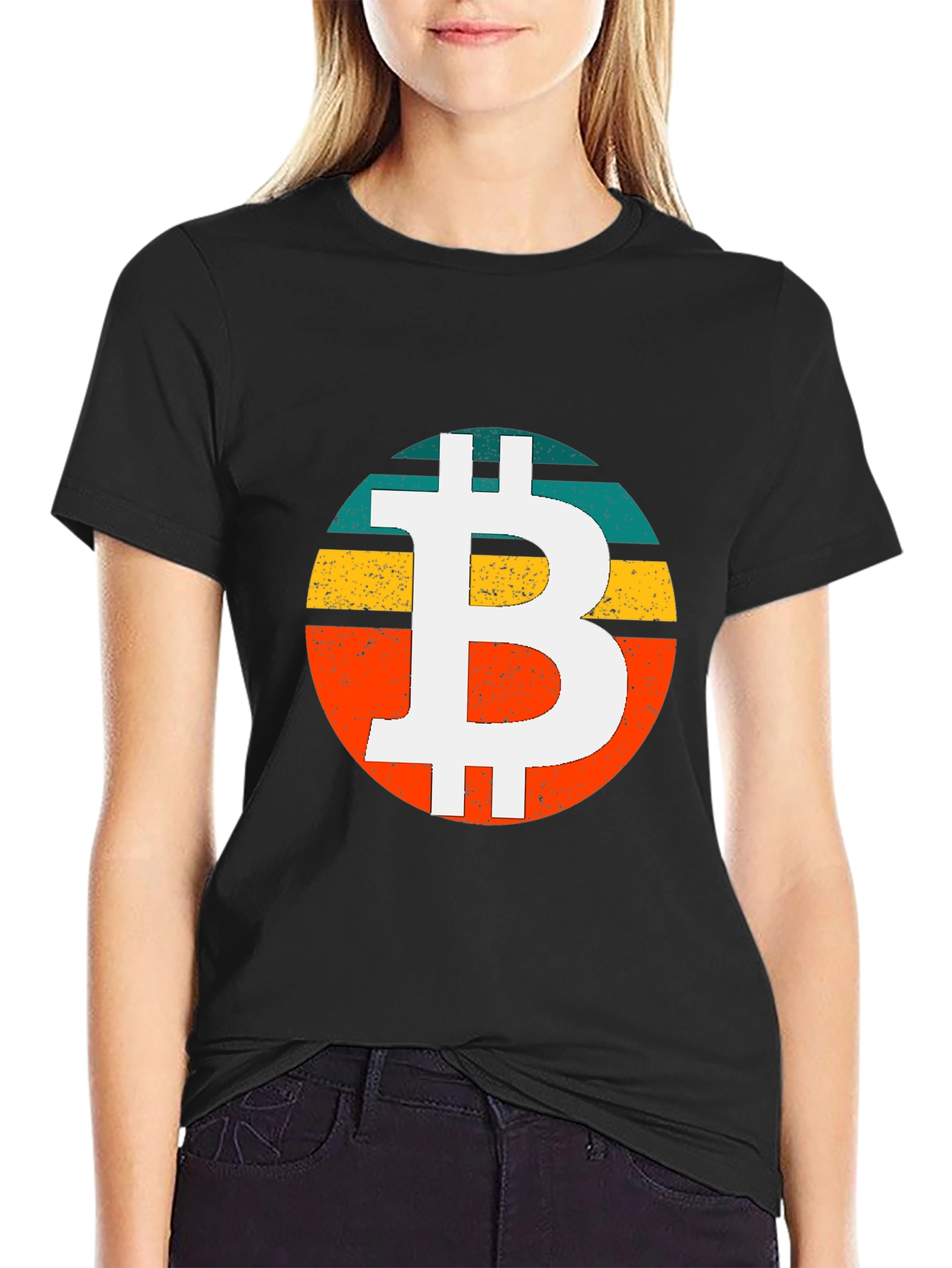 Bitcoin Logo Graphic Tee - Crypto Style