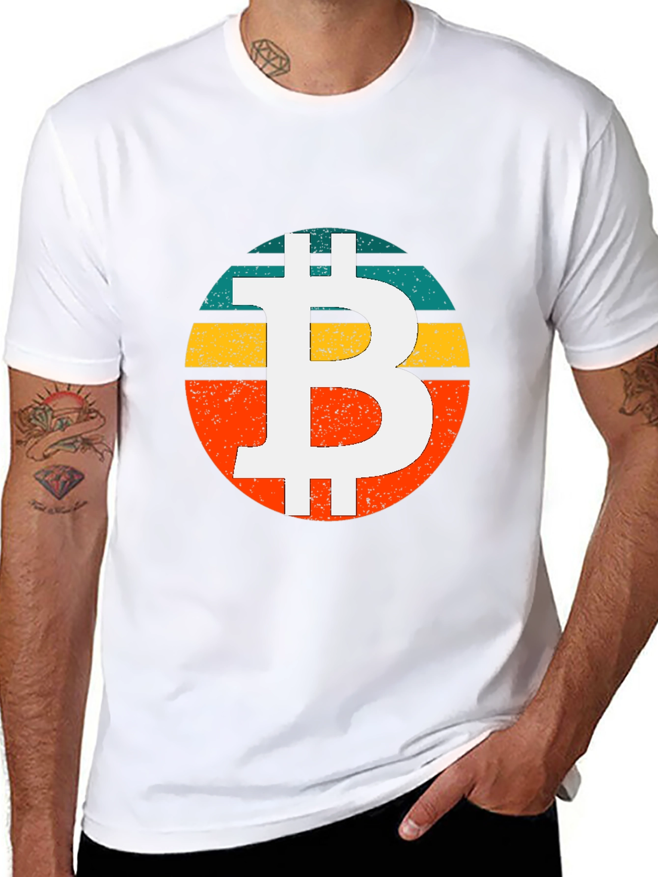 Bitcoin Logo Graphic Tee - Crypto Style