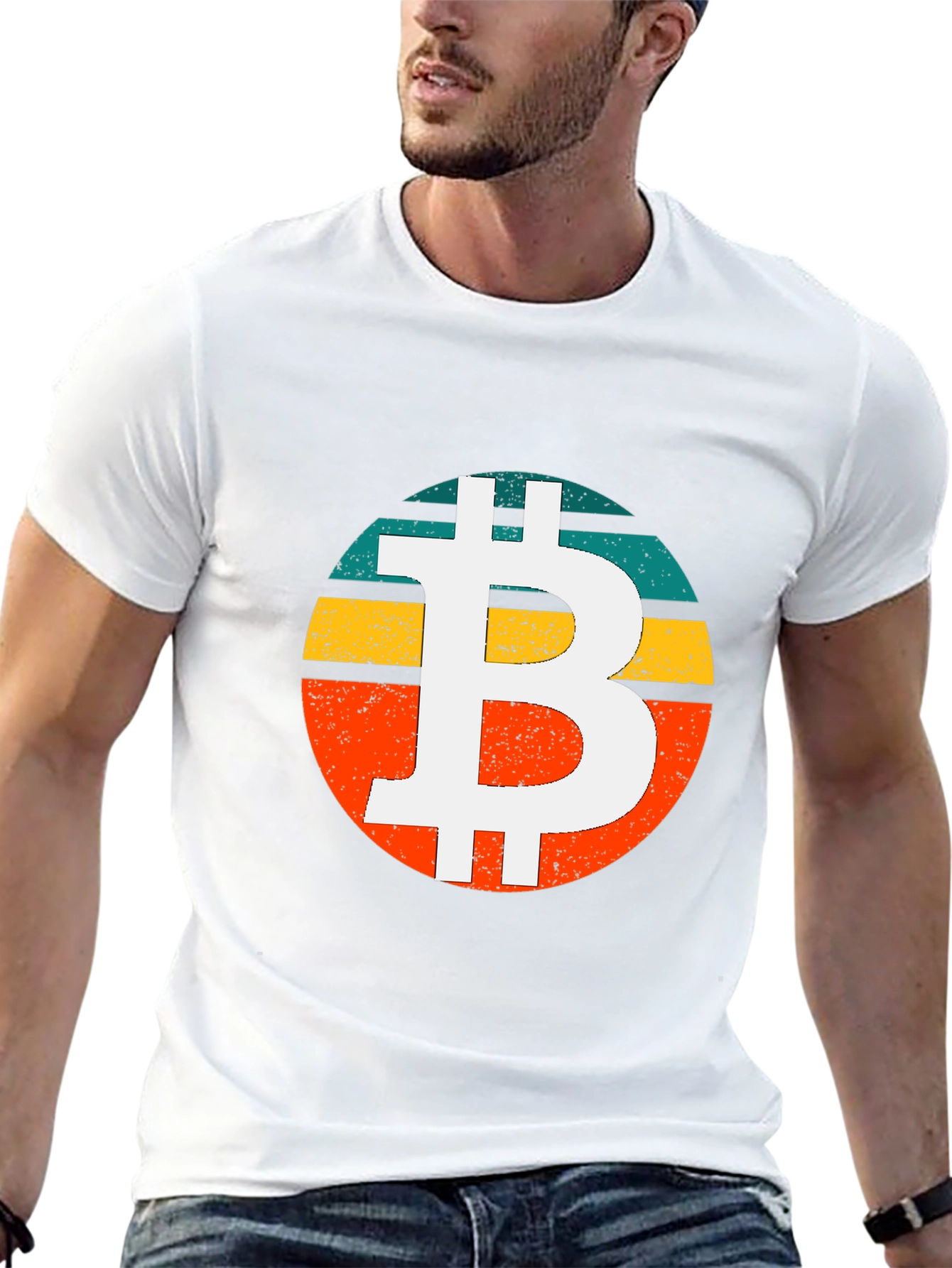 Bitcoin Logo Graphic Tee - Crypto Style