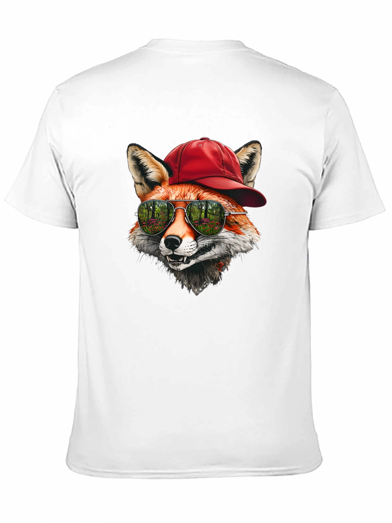 Cool Fox Graphic Tee - Unique Animal Design