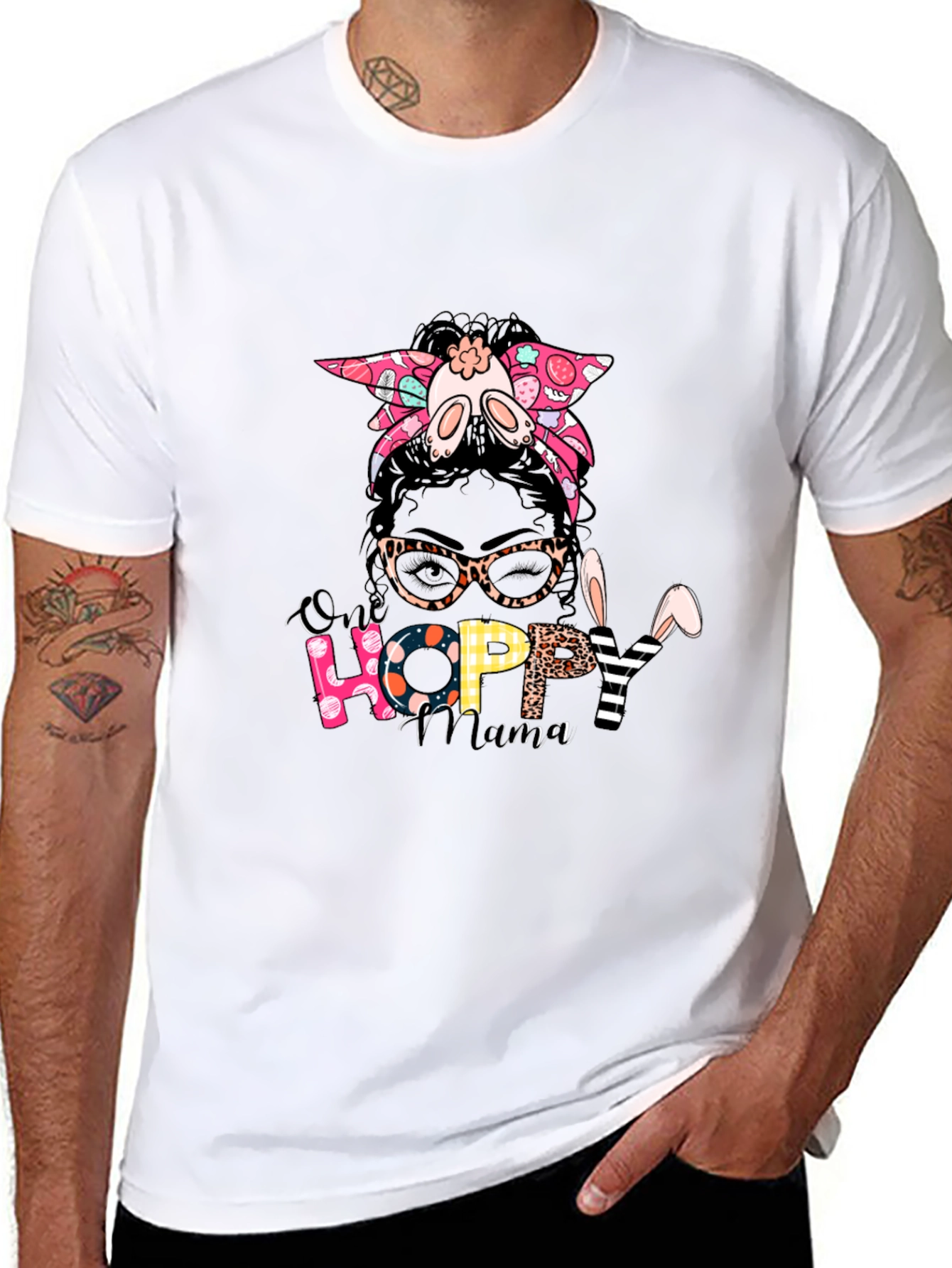Hoppy Mama Easter Graphic Tee