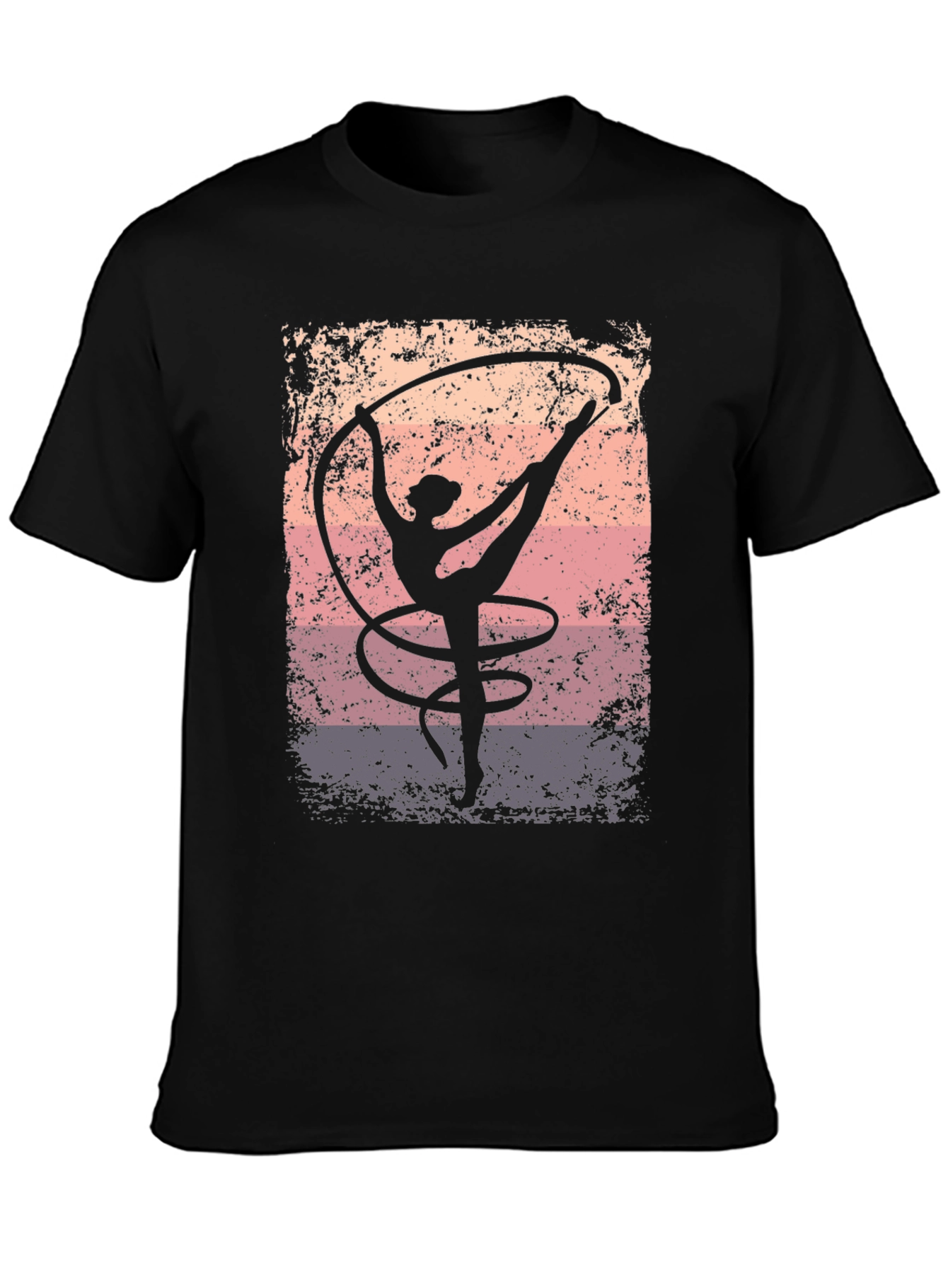 Rhythmic Gymnast Black T-Shirt