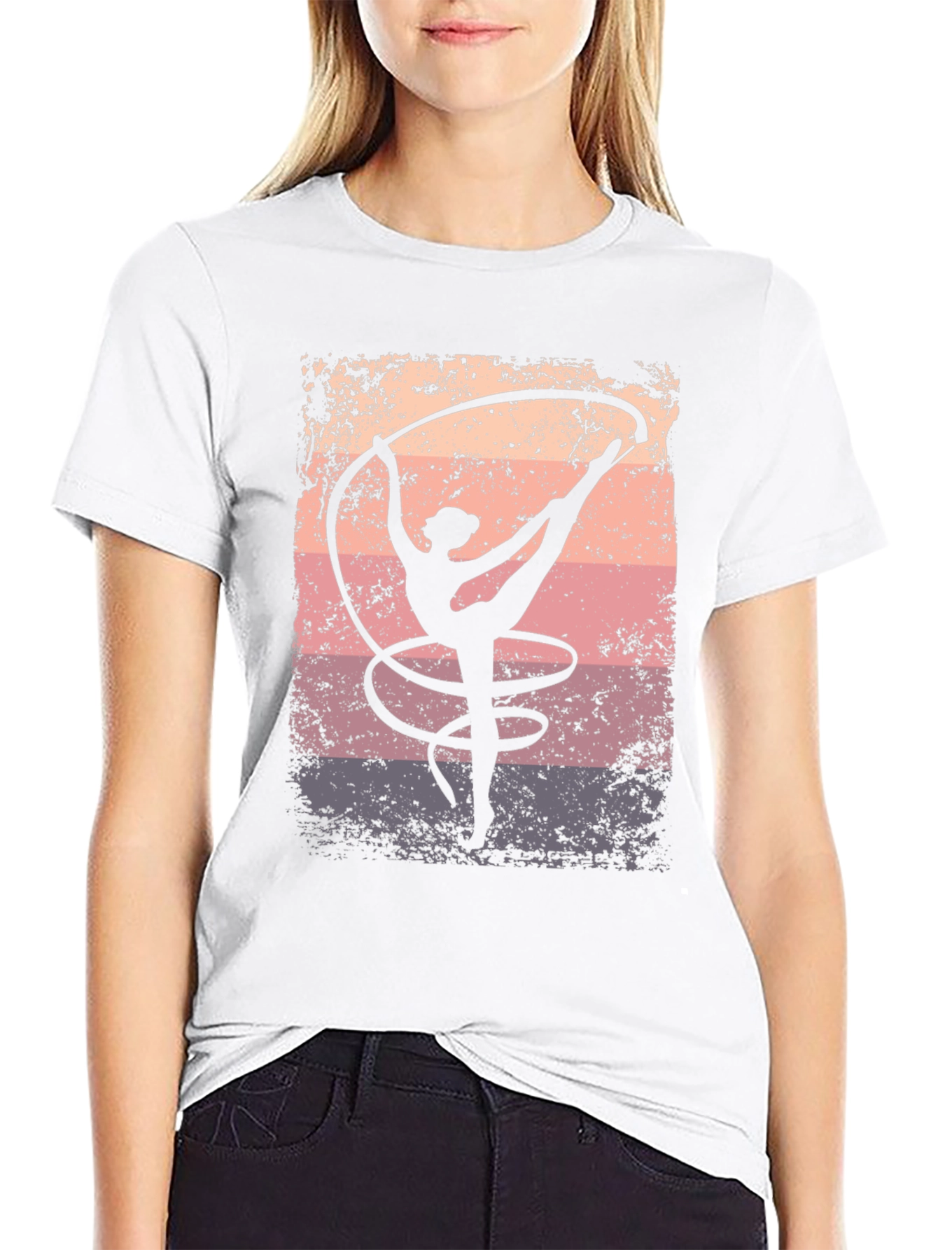 Rhythmic Gymnast Black T-Shirt