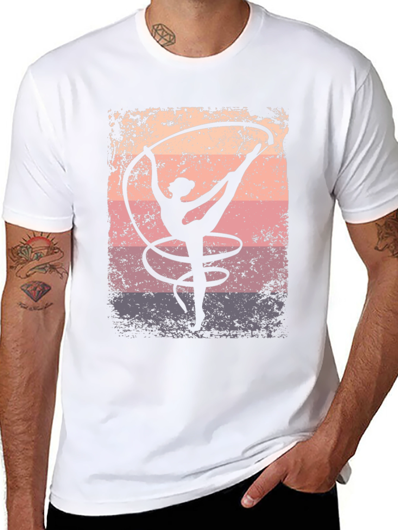 Rhythmic Gymnast Black T-Shirt