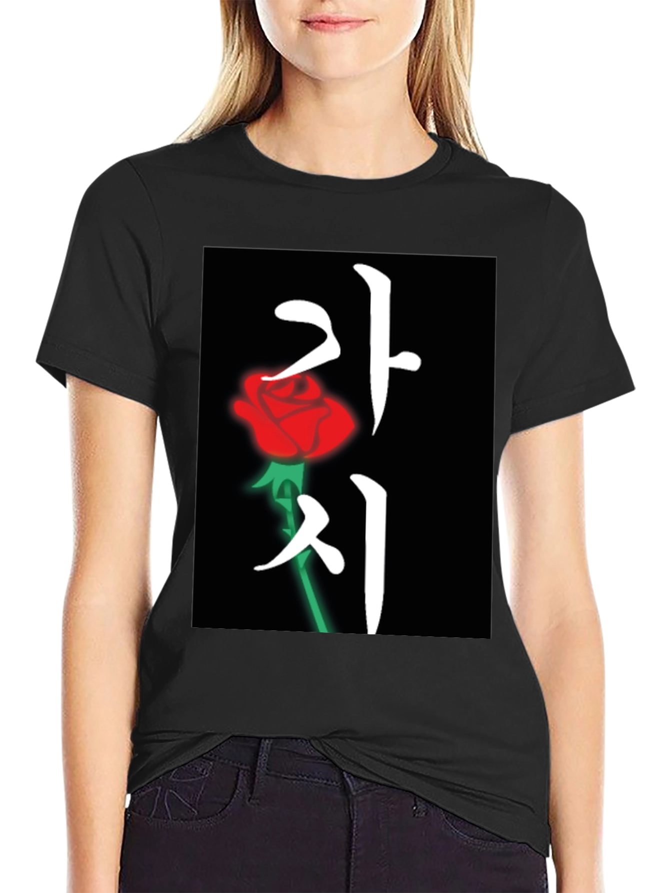 Korean Rose T-Shirt - Kachi Design