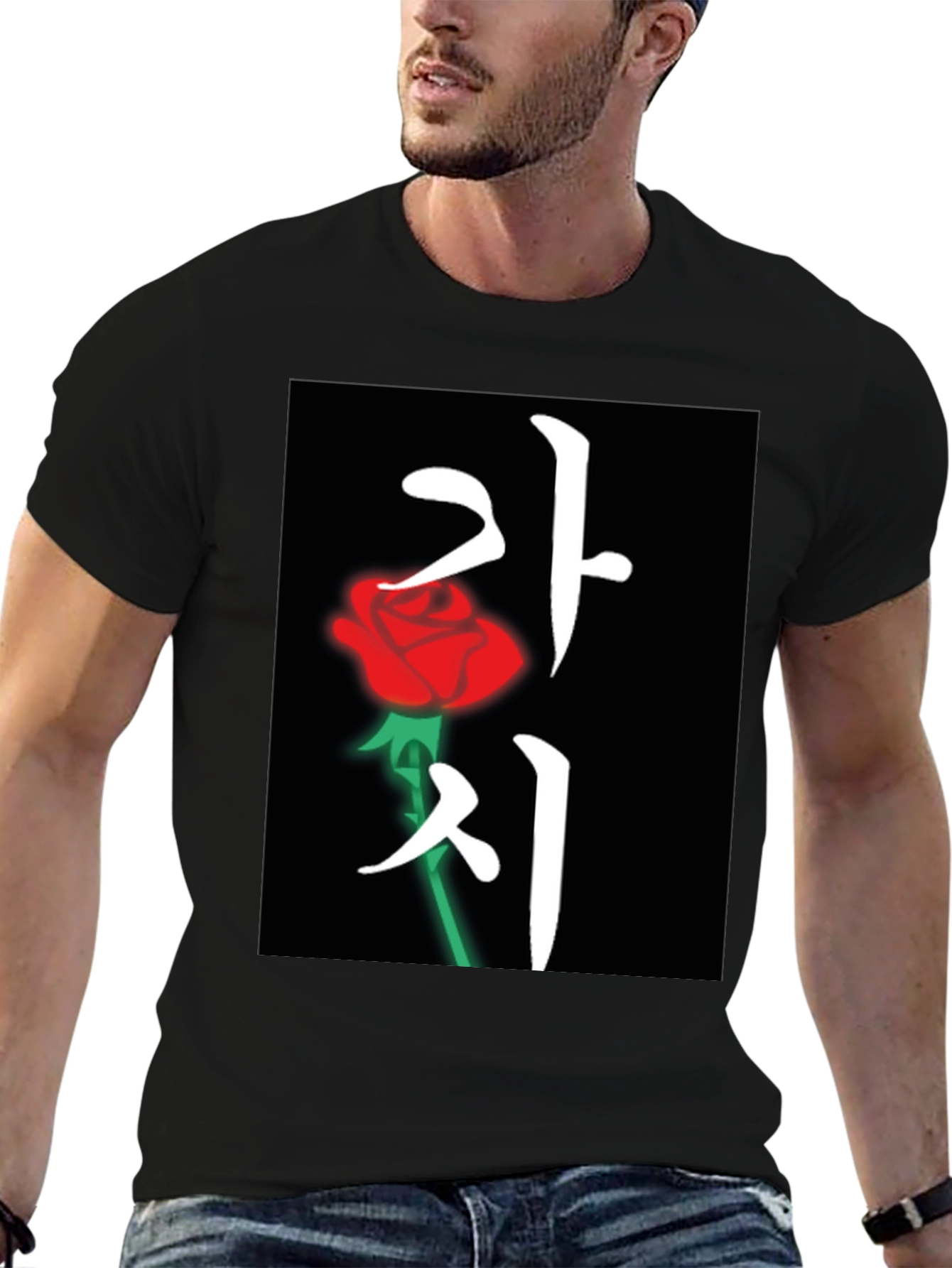 Korean Rose T-Shirt - Kachi Design