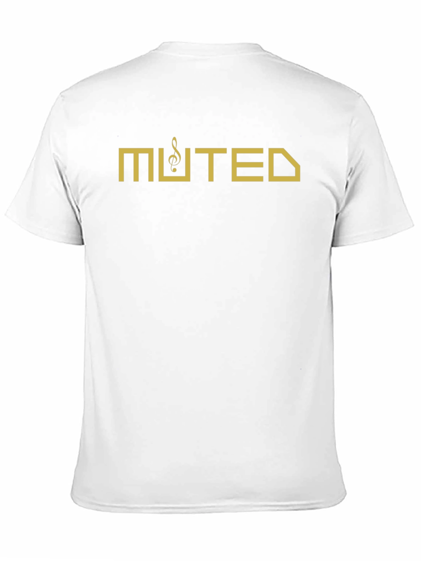 Muted Music Note Graphic T-Shirt