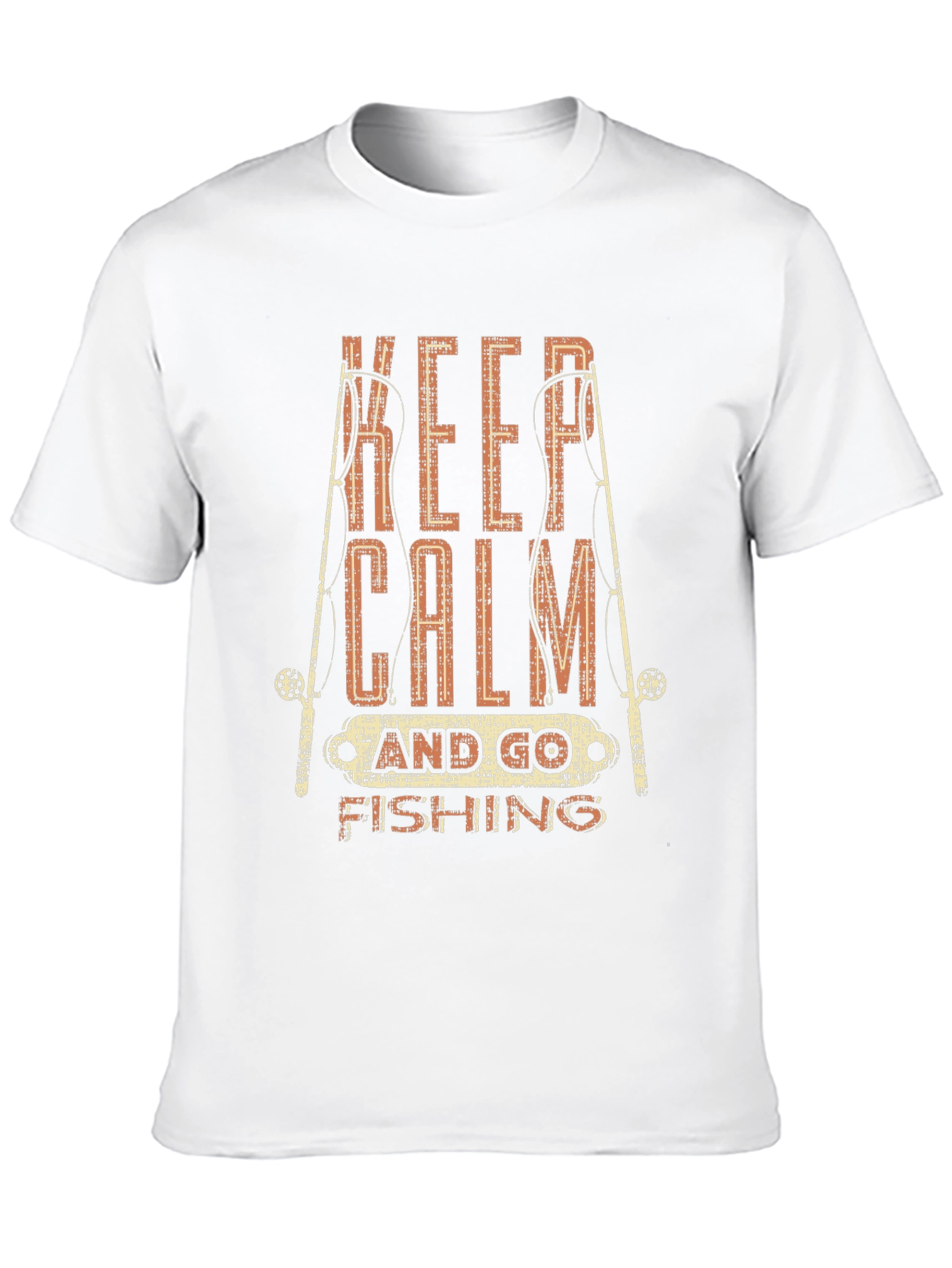 Keep Calm & Go Fishing Graphic T-Shirt