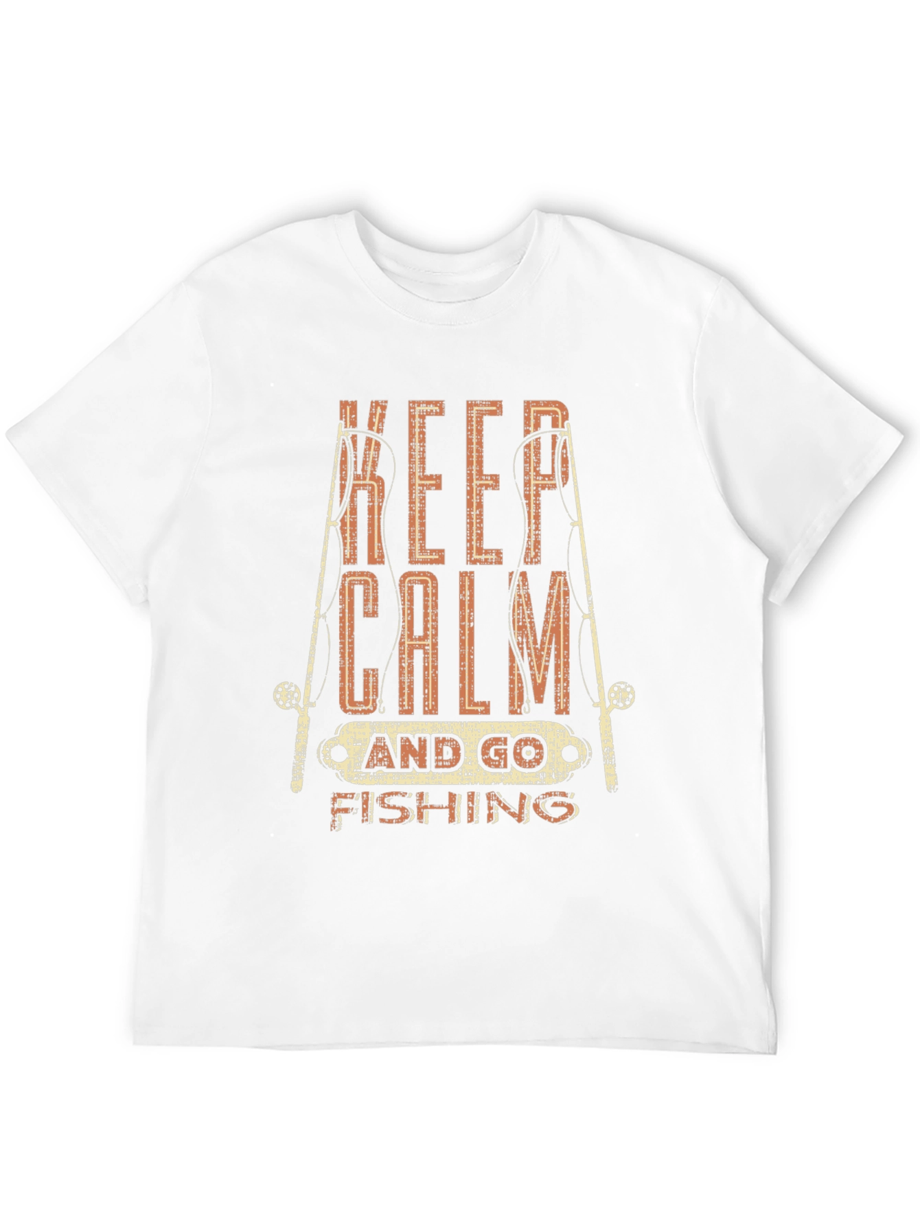 Keep Calm & Go Fishing Graphic T-Shirt
