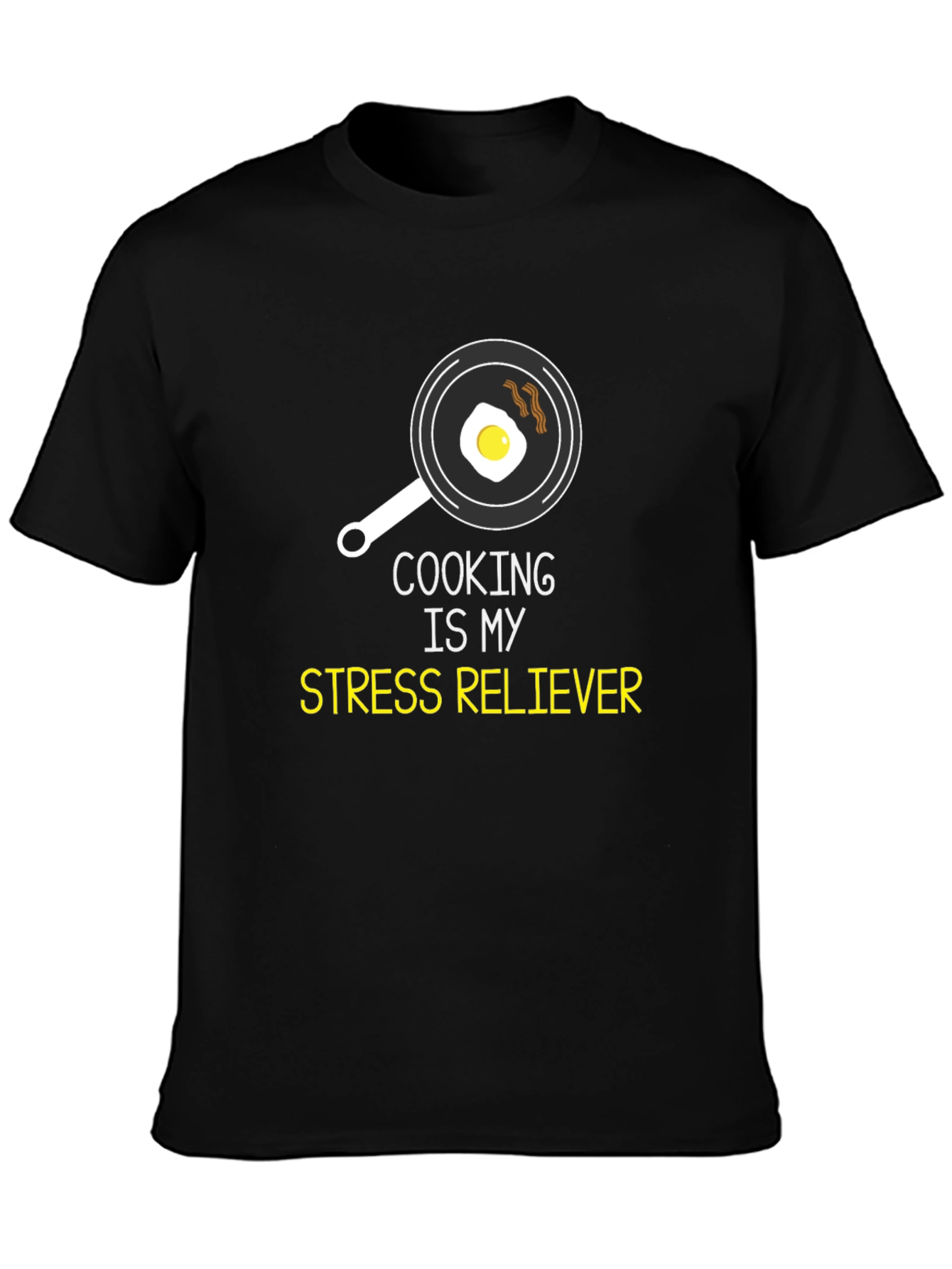 Cooking is My Stress Reliever Graphic T-Shirt