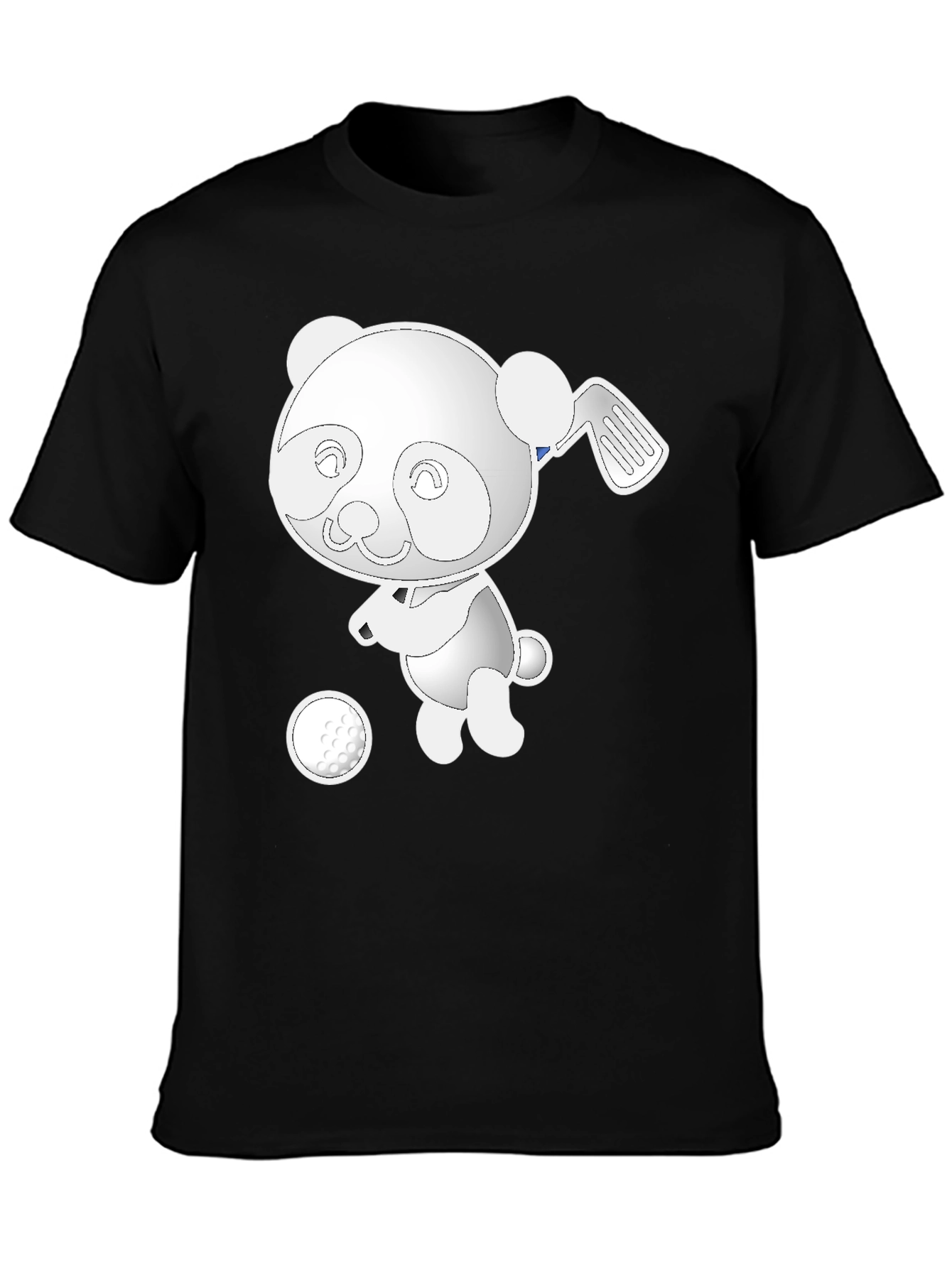 Golf Panda Graphic Tee - Unique Design