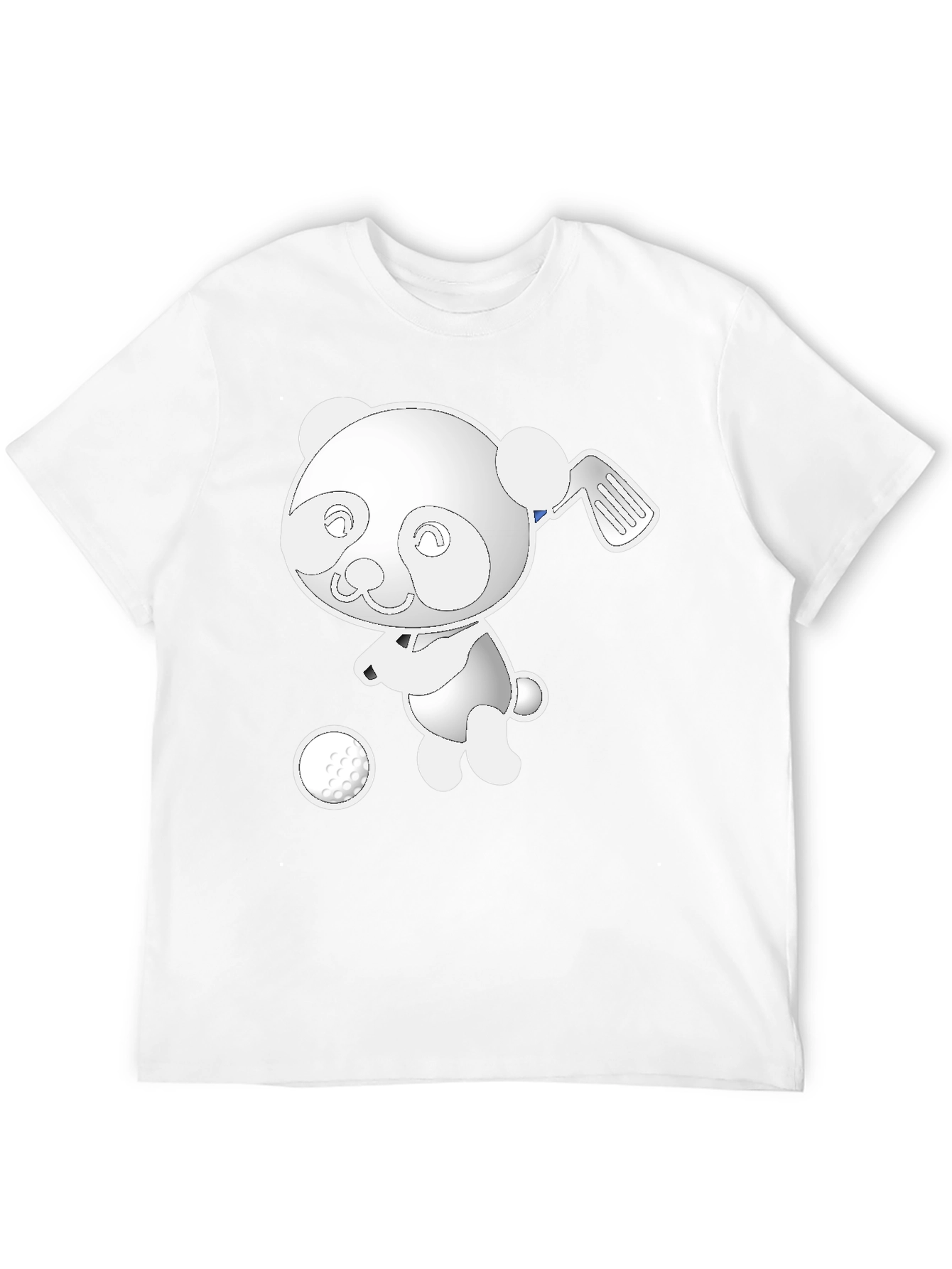 Golf Panda Graphic Tee - Unique Design