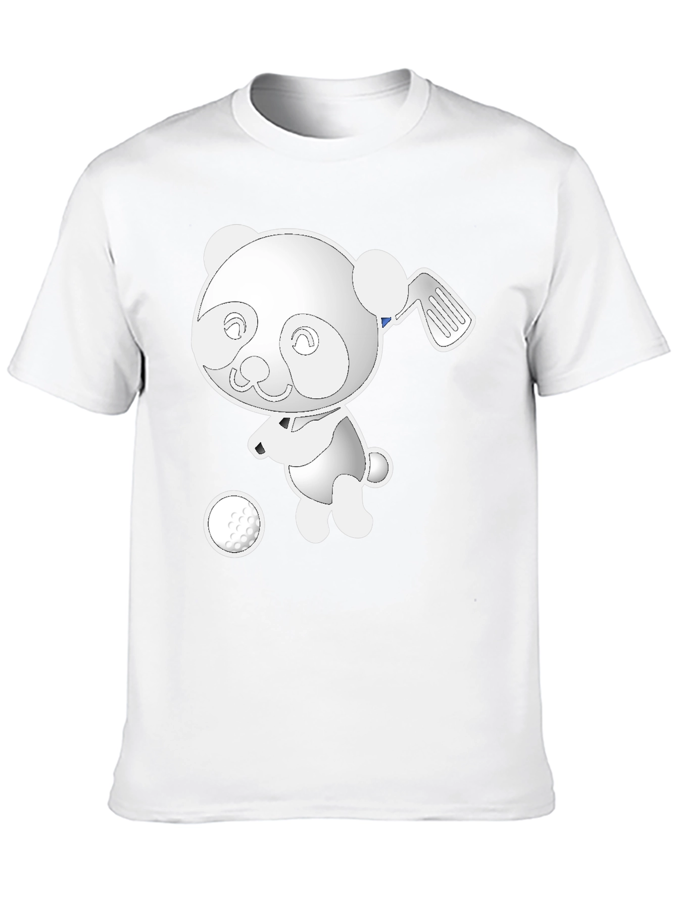 Golf Panda Graphic Tee - Unique Design