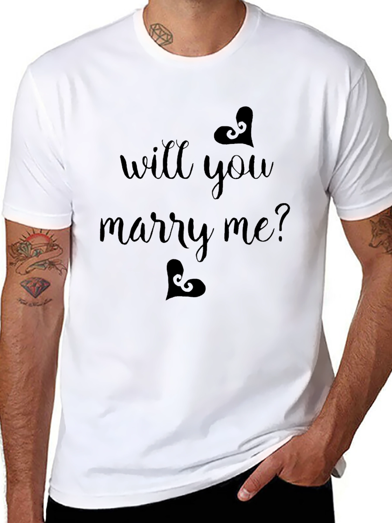 Will You Marry Me? T-Shirt - Proposal Tee