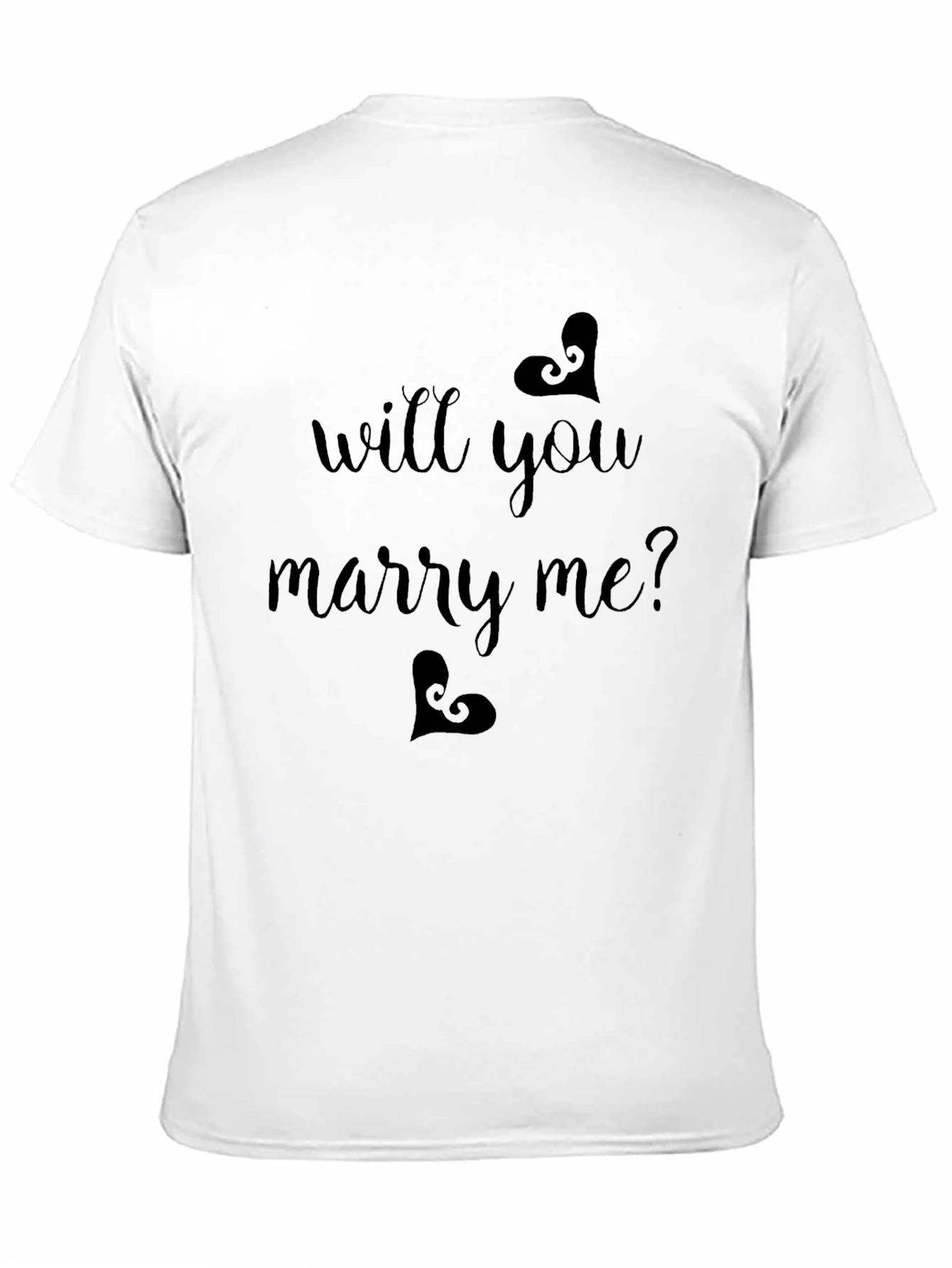 Will You Marry Me? T-Shirt - Proposal Tee