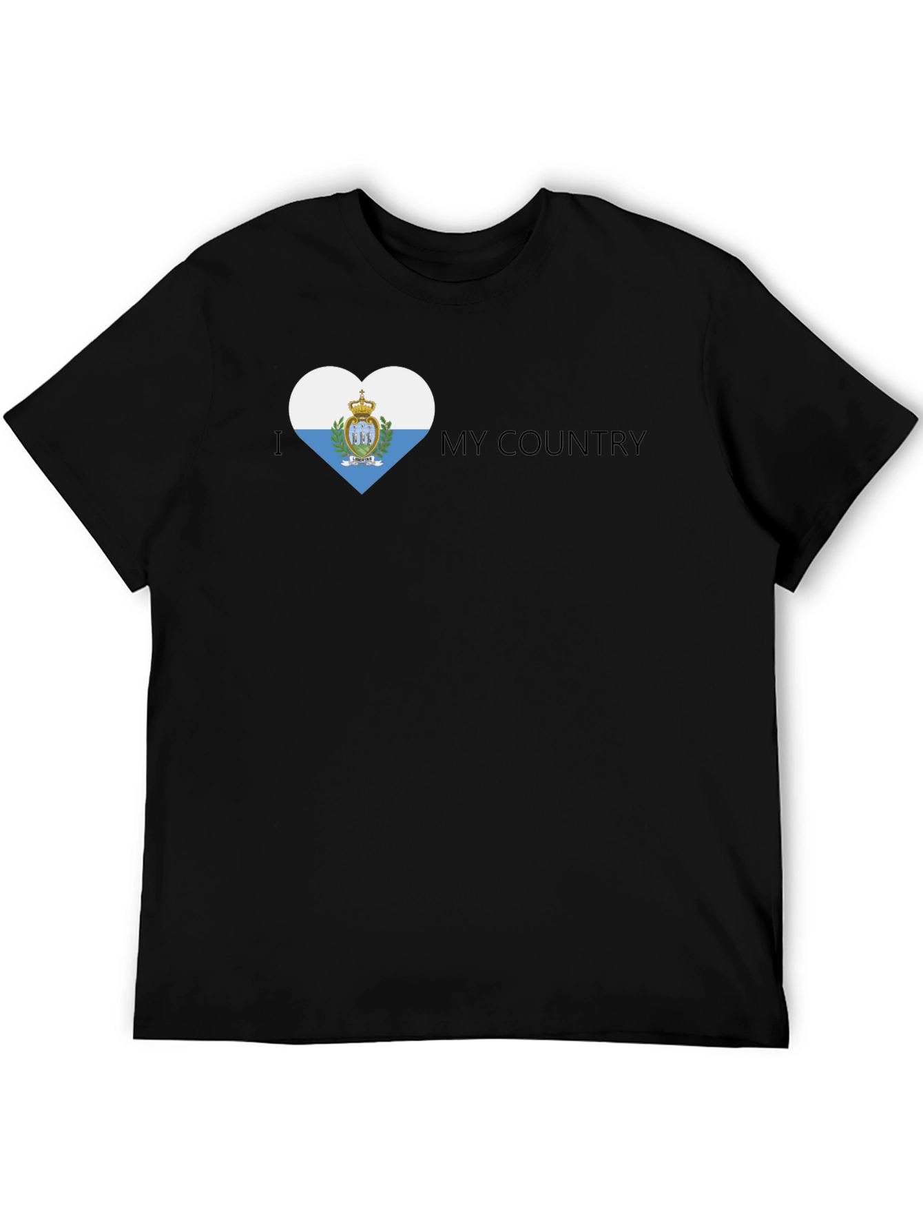 I Heart My Country - San Marino Flag T-Shirt