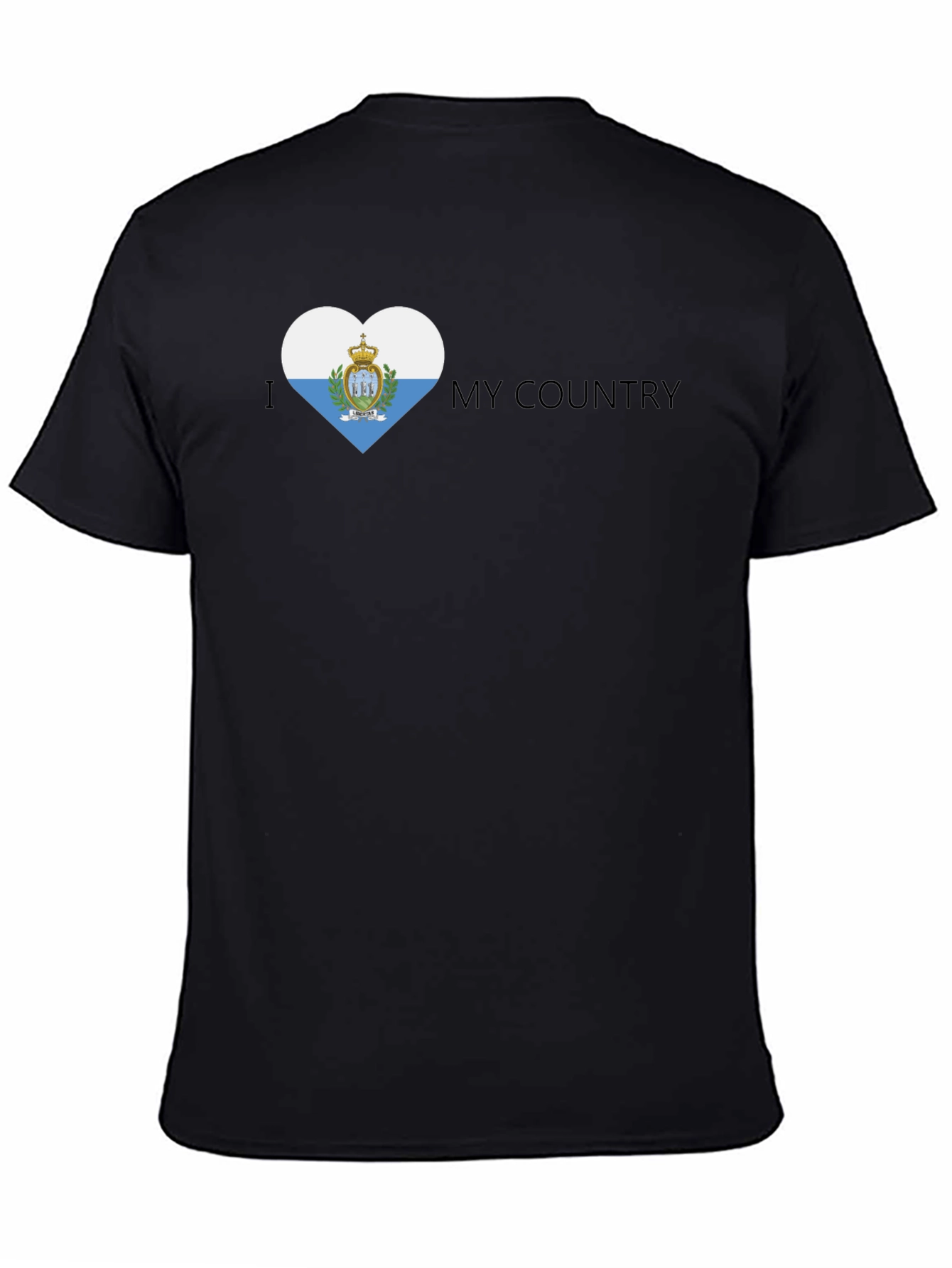 I Heart My Country - San Marino Flag T-Shirt