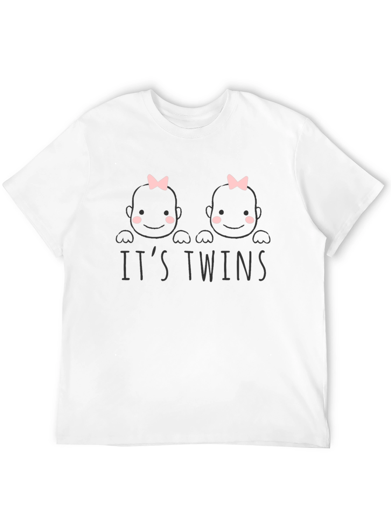 Its Twins Baby Girl T-Shirt