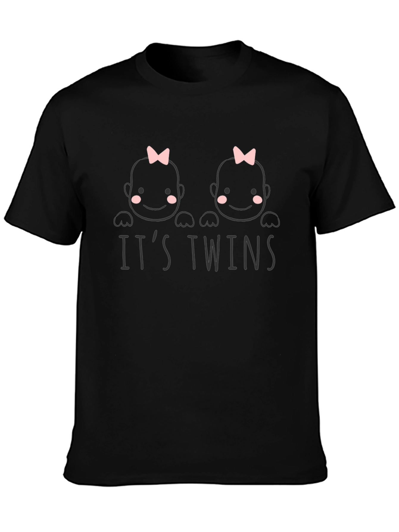 Its Twins Baby Girl T-Shirt