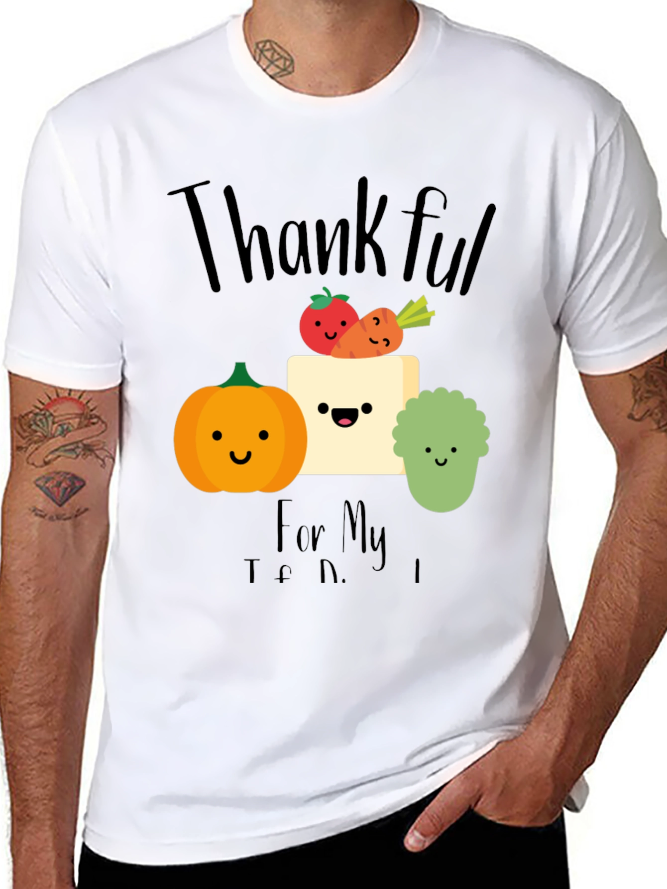 Thankful for My Tofu Vegan T-Shirt