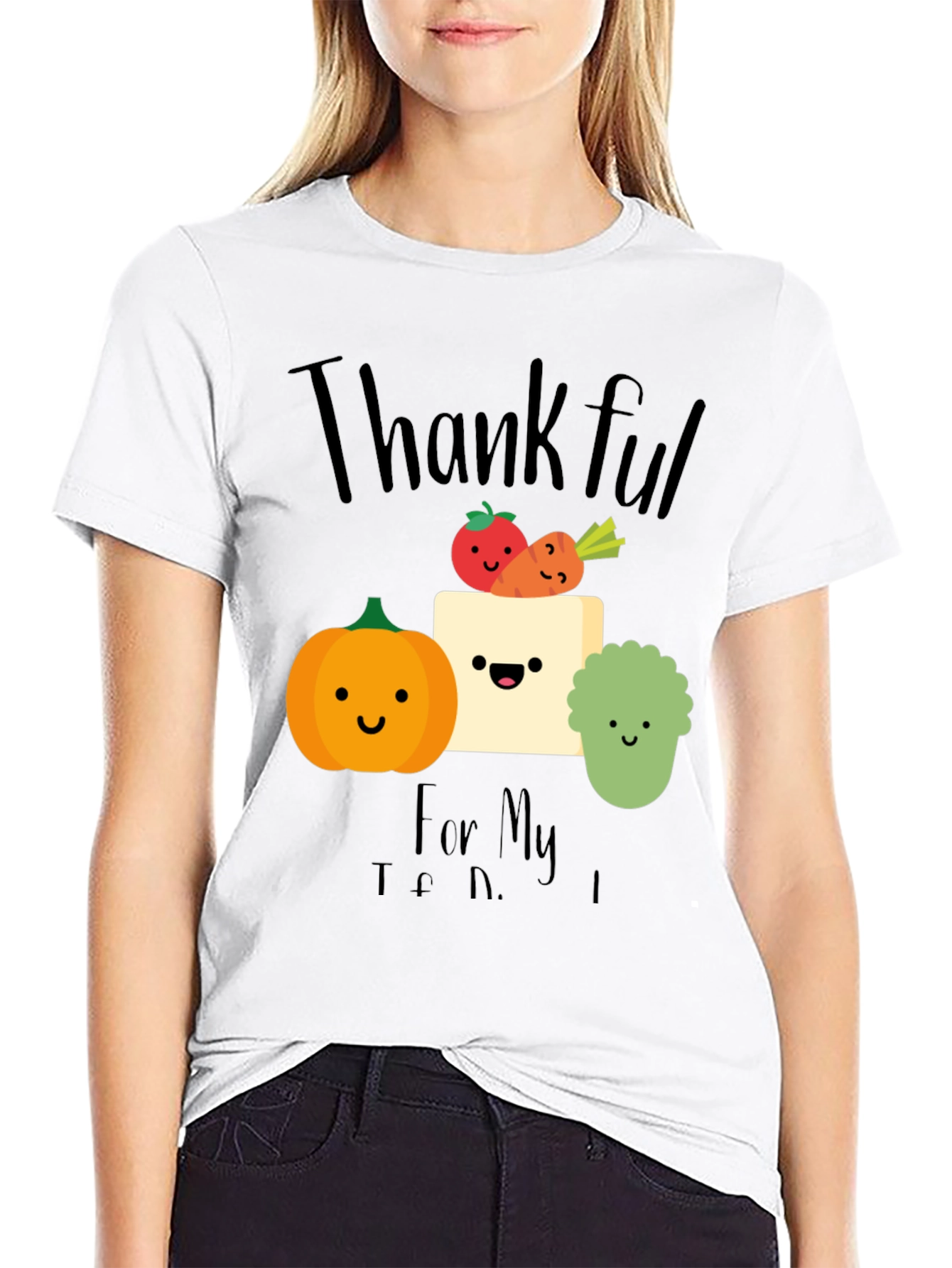 Thankful for My Tofu Vegan T-Shirt