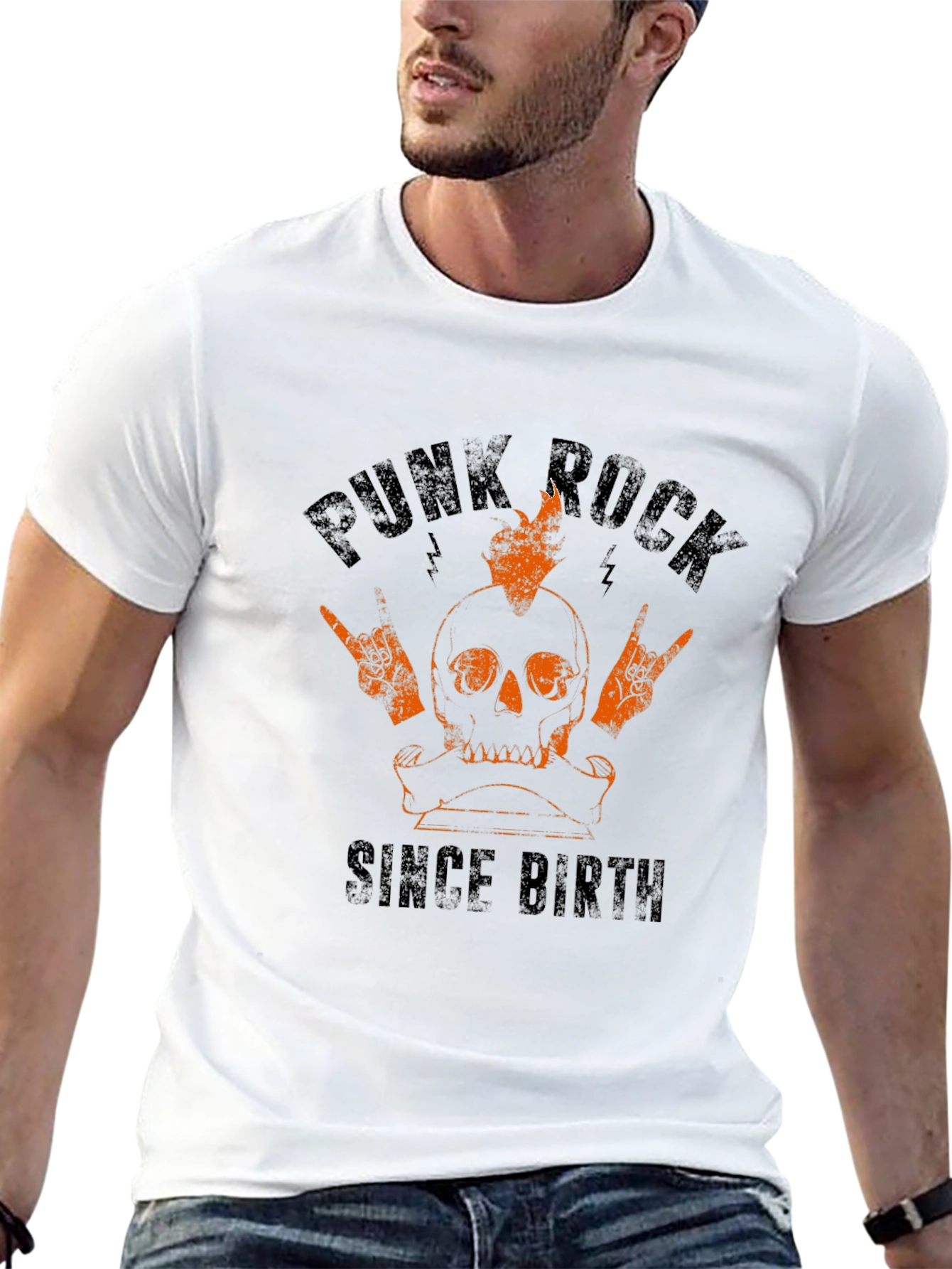 Punk Rock Since Birth Graphic Tee