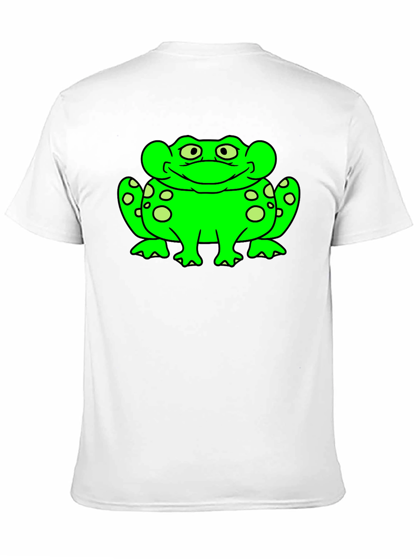 Frog Graphic Tee - Black Cotton T-Shirt
