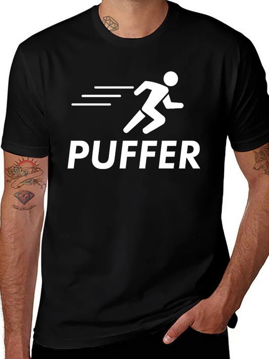Puffer Running Man Graphic T-Shirt