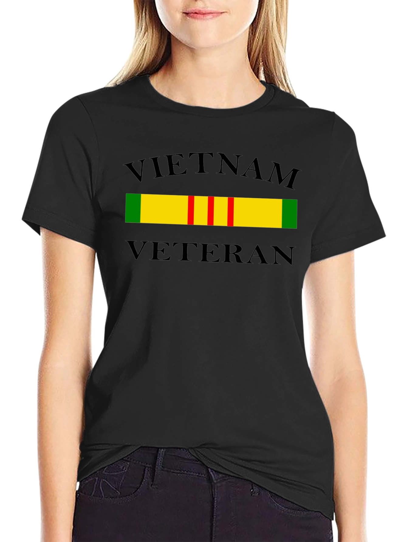 Vietnam Veteran T-Shirt - Black Tee