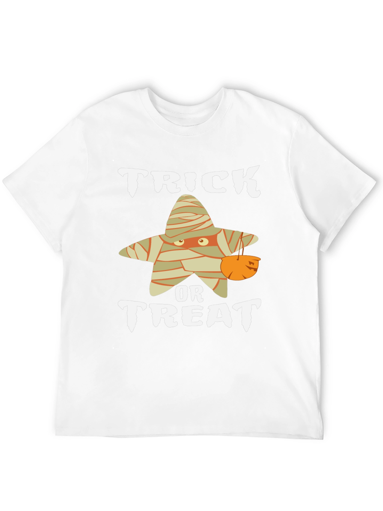 Halloween Starfish Mummy Graphic Tee