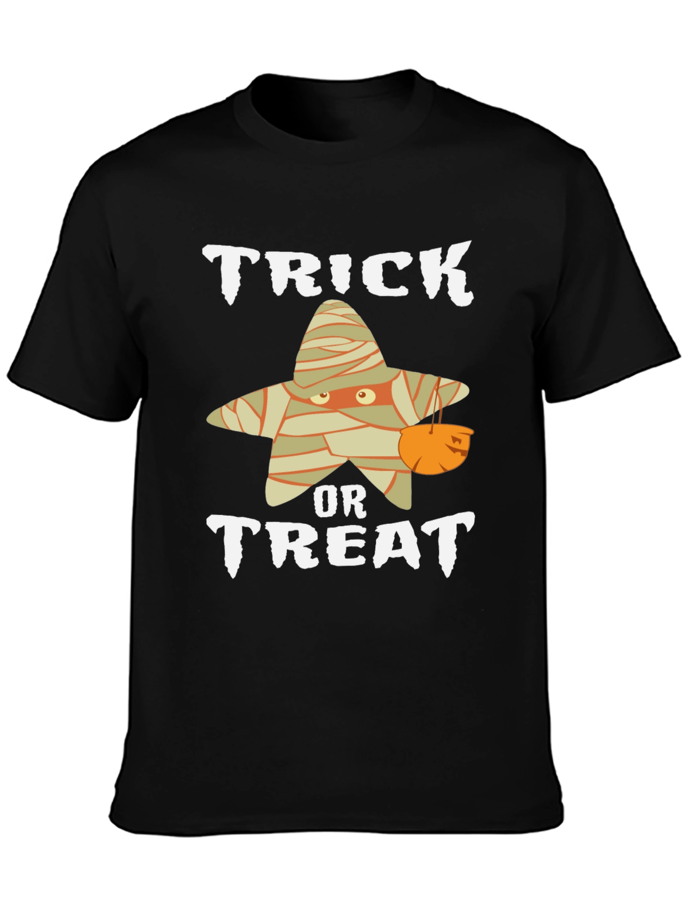Halloween Starfish Mummy Graphic Tee