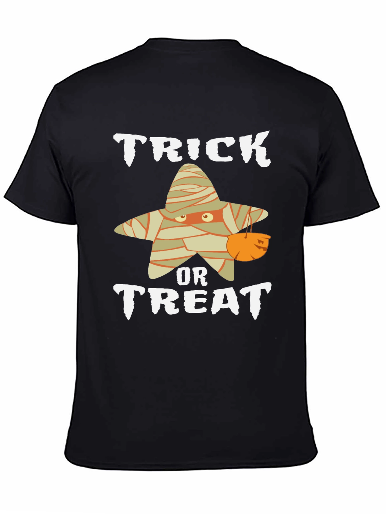 Halloween Starfish Mummy Graphic Tee