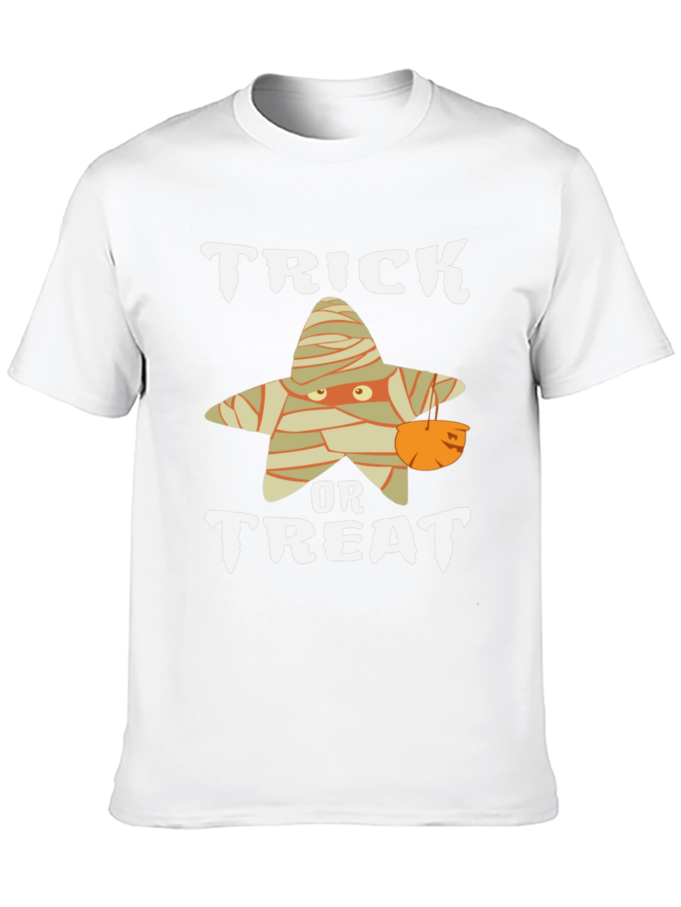Halloween Starfish Mummy Graphic Tee