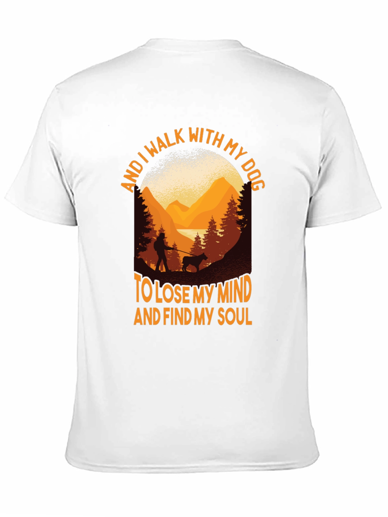 Walk With My Dog Graphic Tee