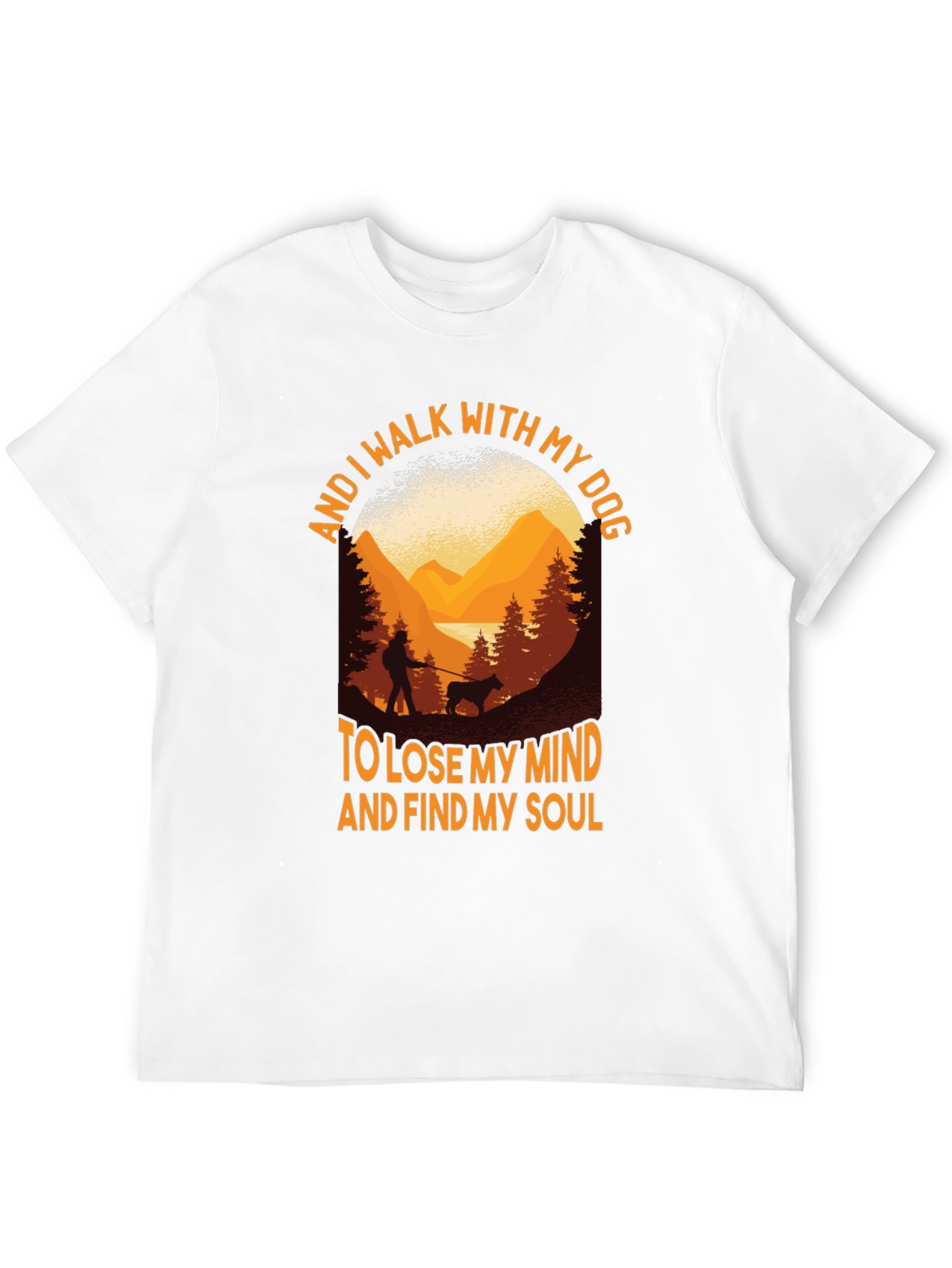 Walk With My Dog Graphic Tee