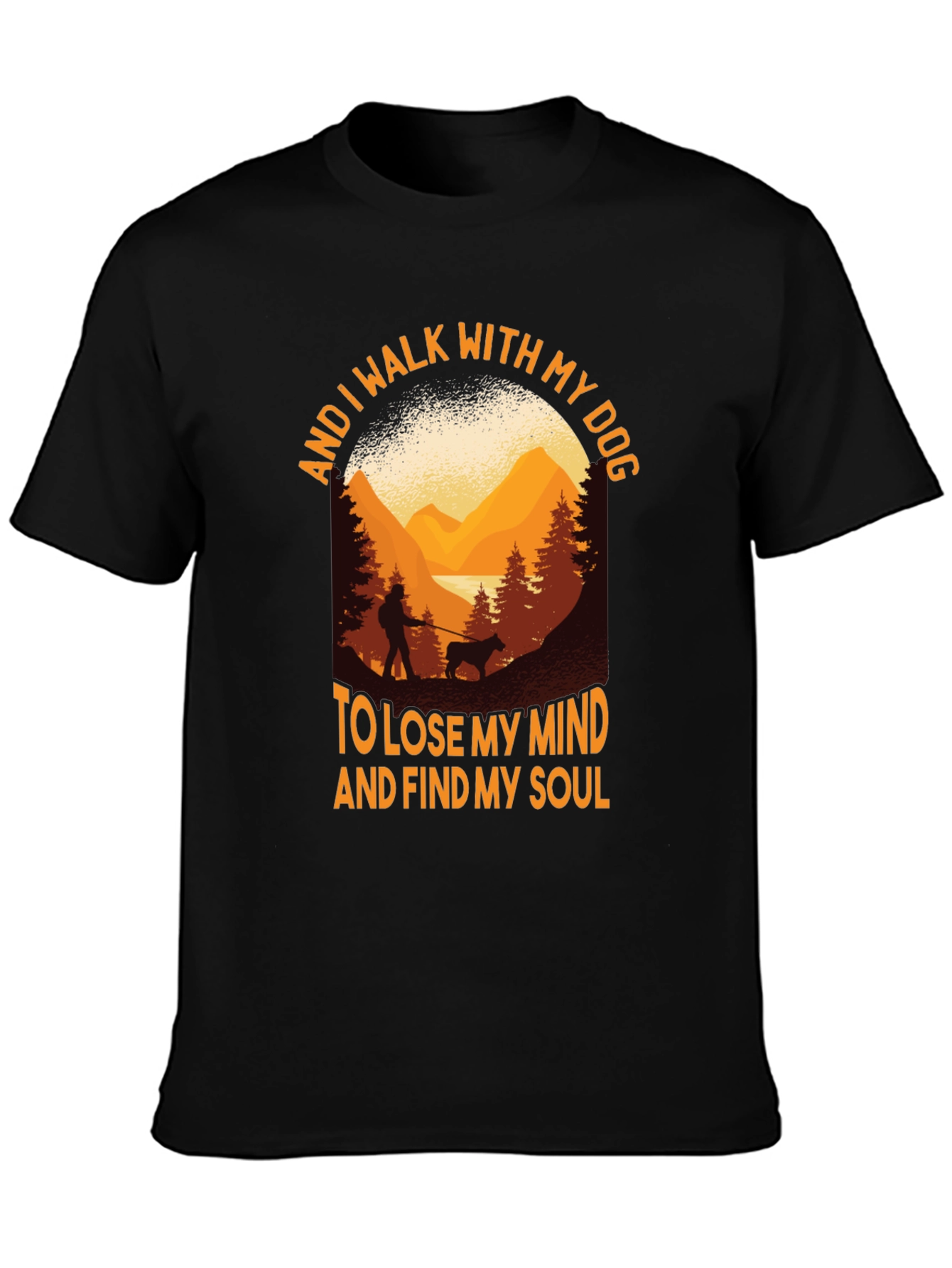 Walk With My Dog Graphic Tee