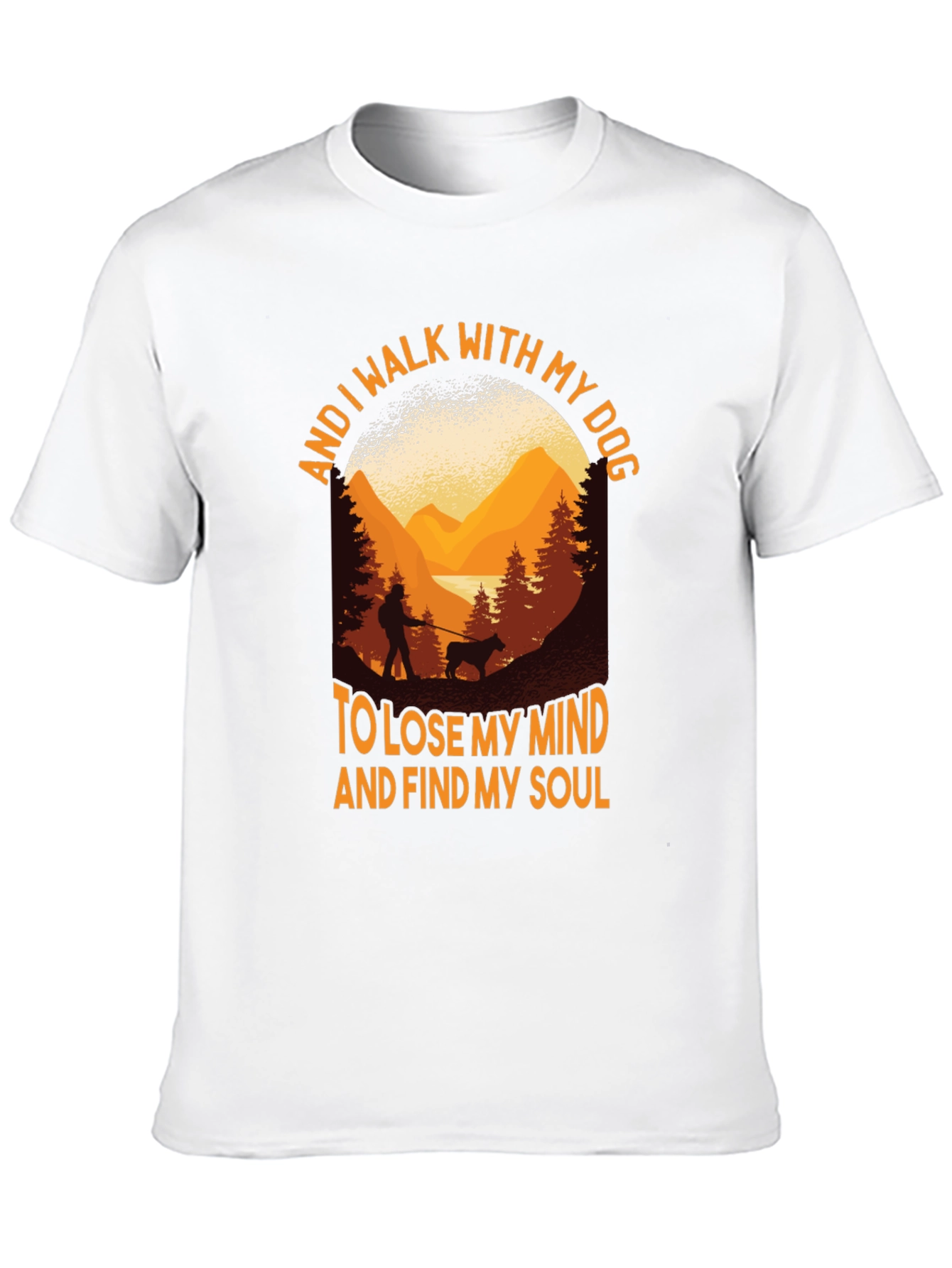 Walk With My Dog Graphic Tee