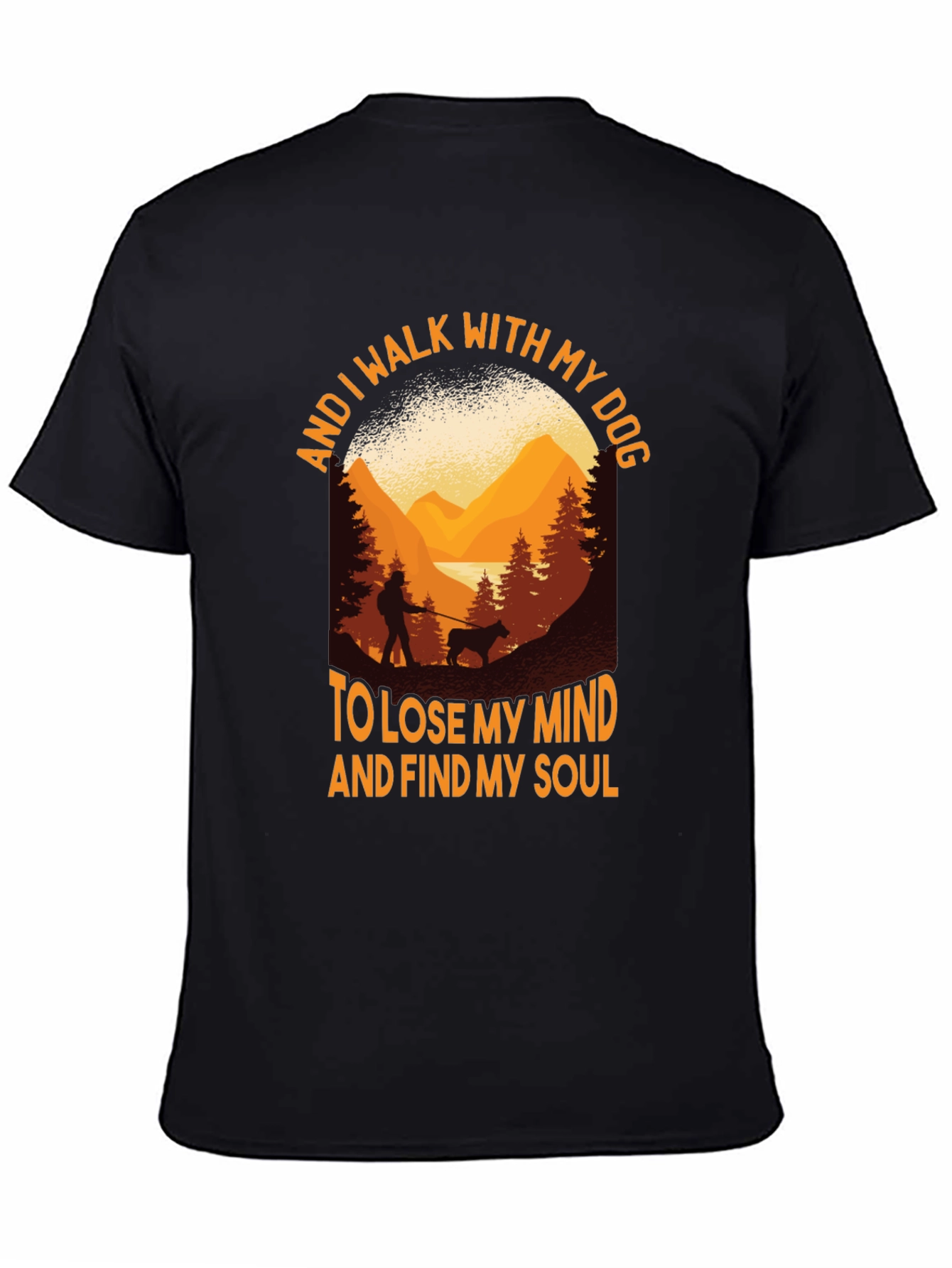 Walk With My Dog Graphic Tee
