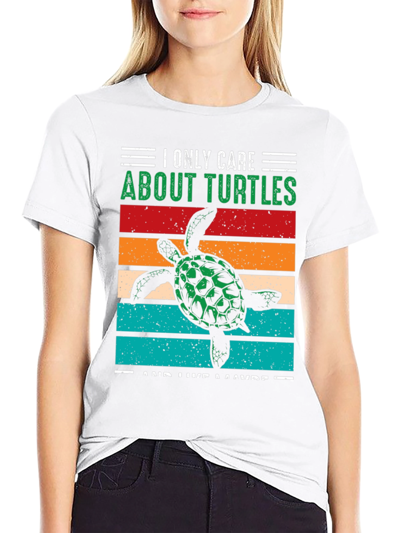I Only Care About Turtles Graphic T-Shirt