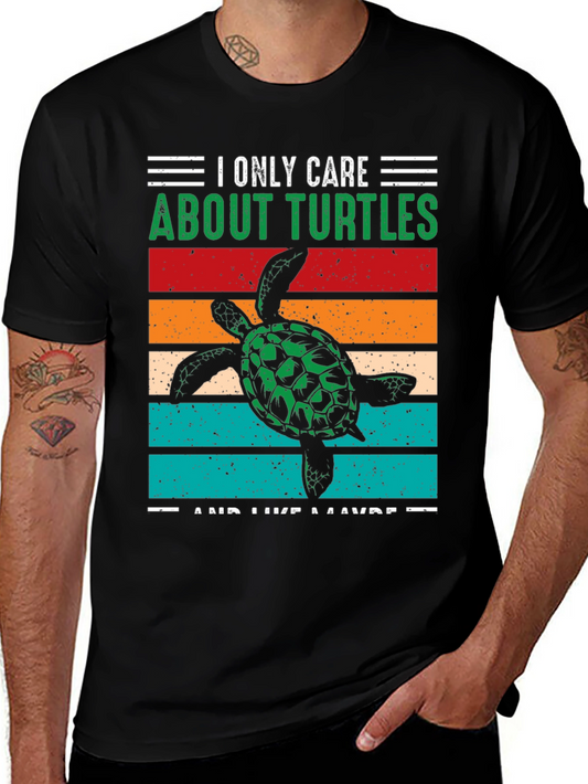 I Only Care About Turtles Graphic T-Shirt
