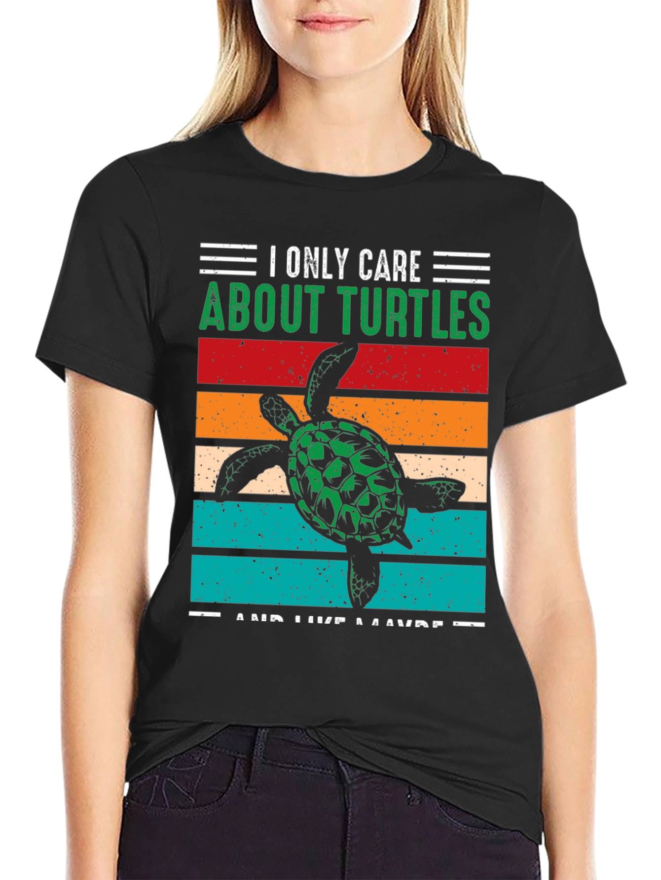 I Only Care About Turtles Graphic T-Shirt