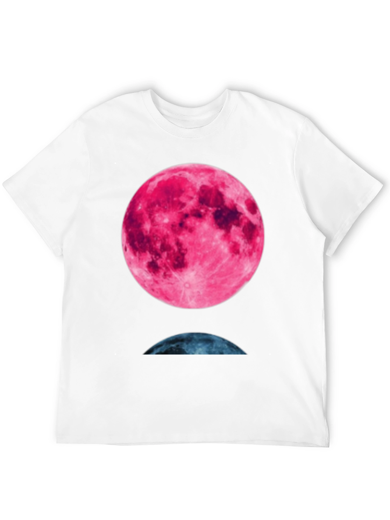 Lunar Phase Graphic Tee - Unique Moon Design