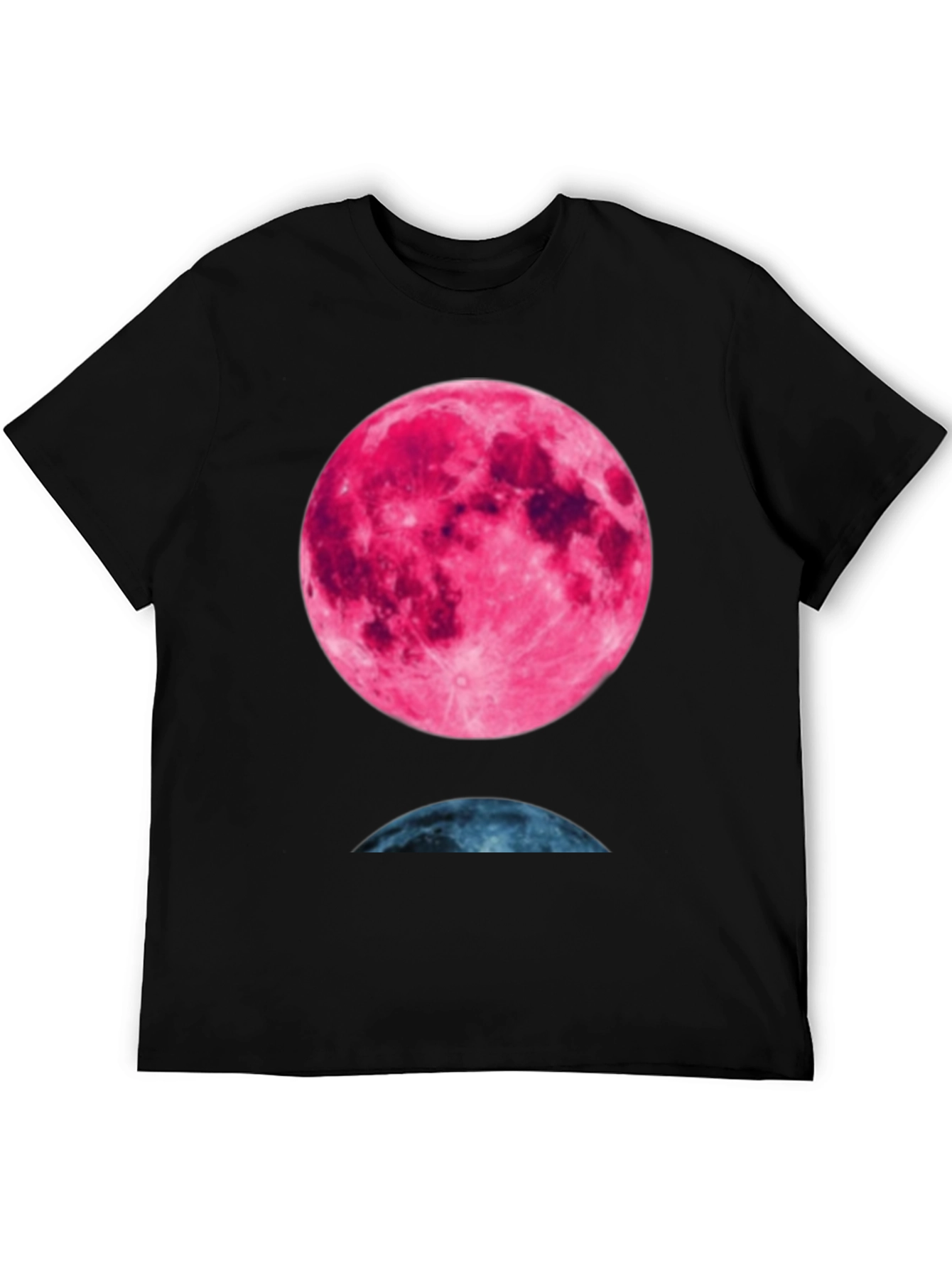 Lunar Phase Graphic Tee - Unique Moon Design