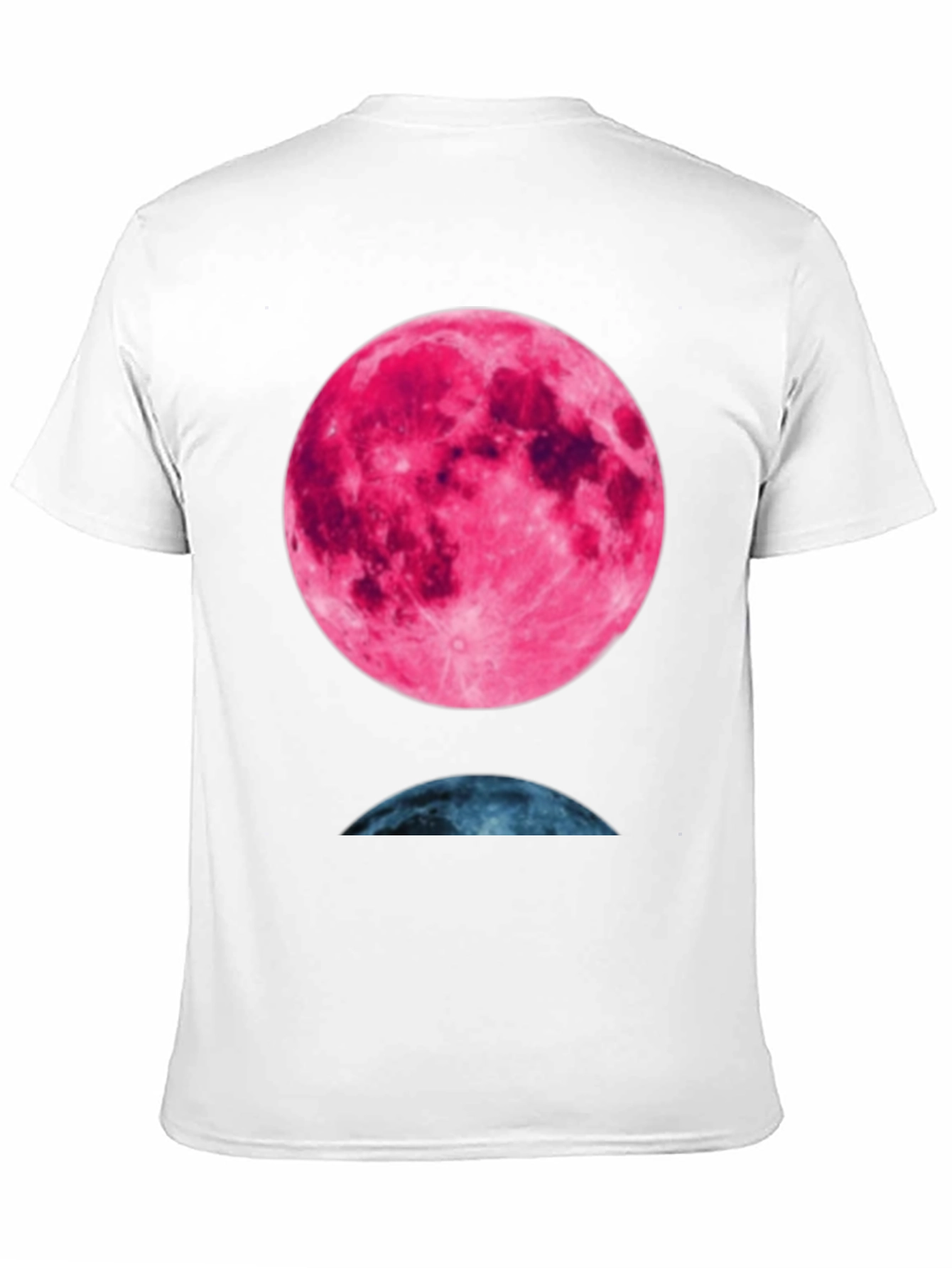 Lunar Phase Graphic Tee - Unique Moon Design