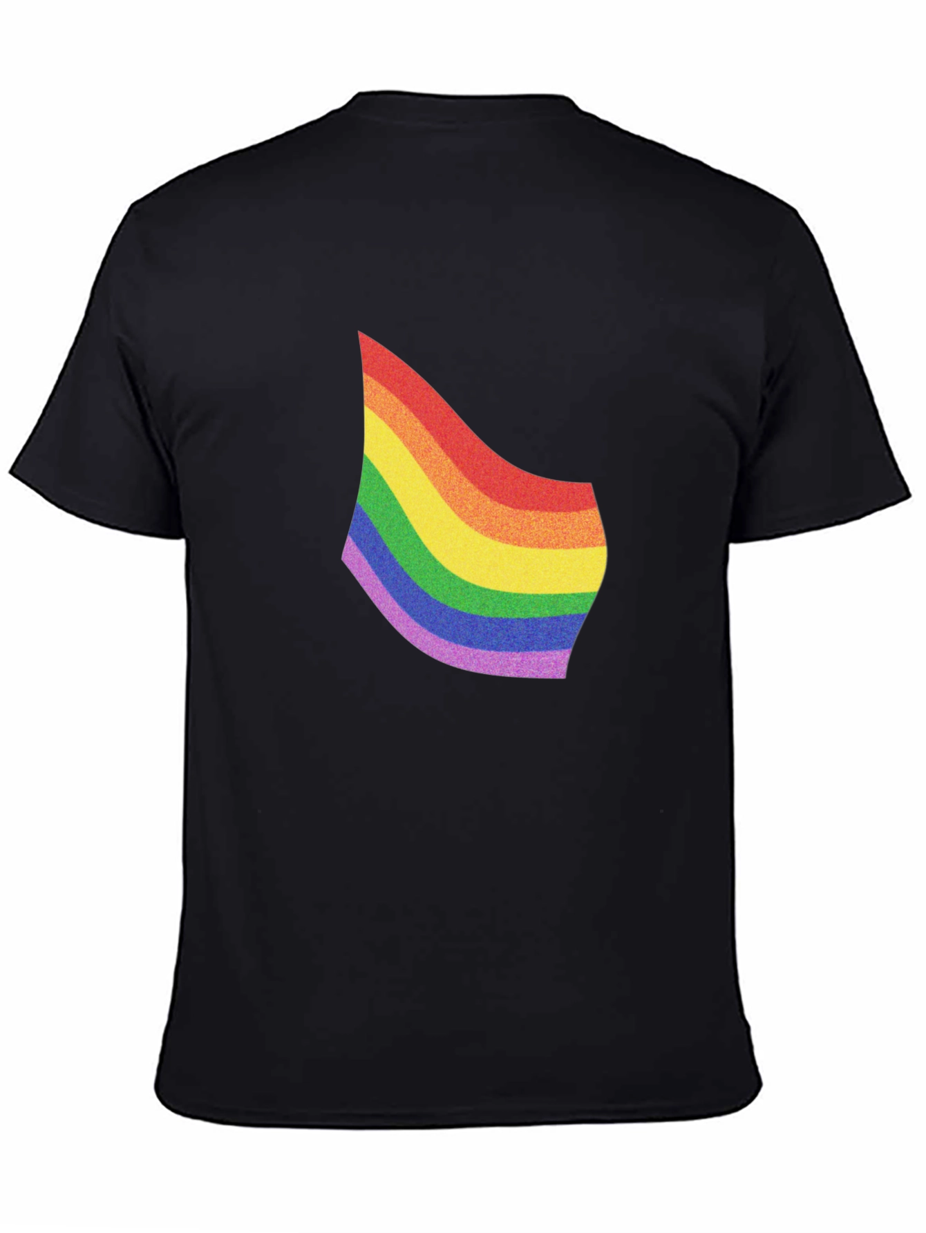 Pride Rainbow Graphic Tee - Soft Cotton Blend