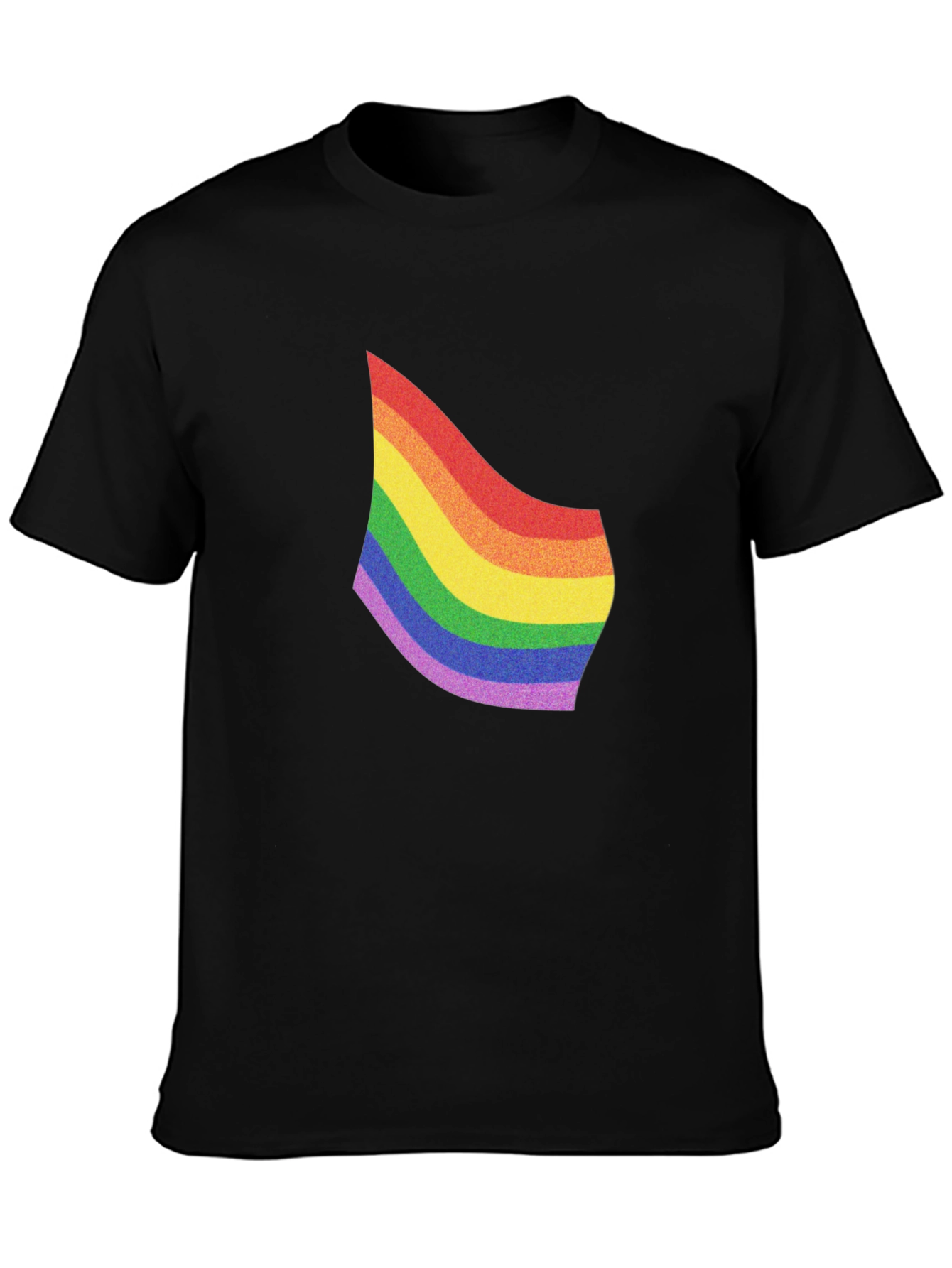 Pride Rainbow Graphic Tee - Soft Cotton Blend